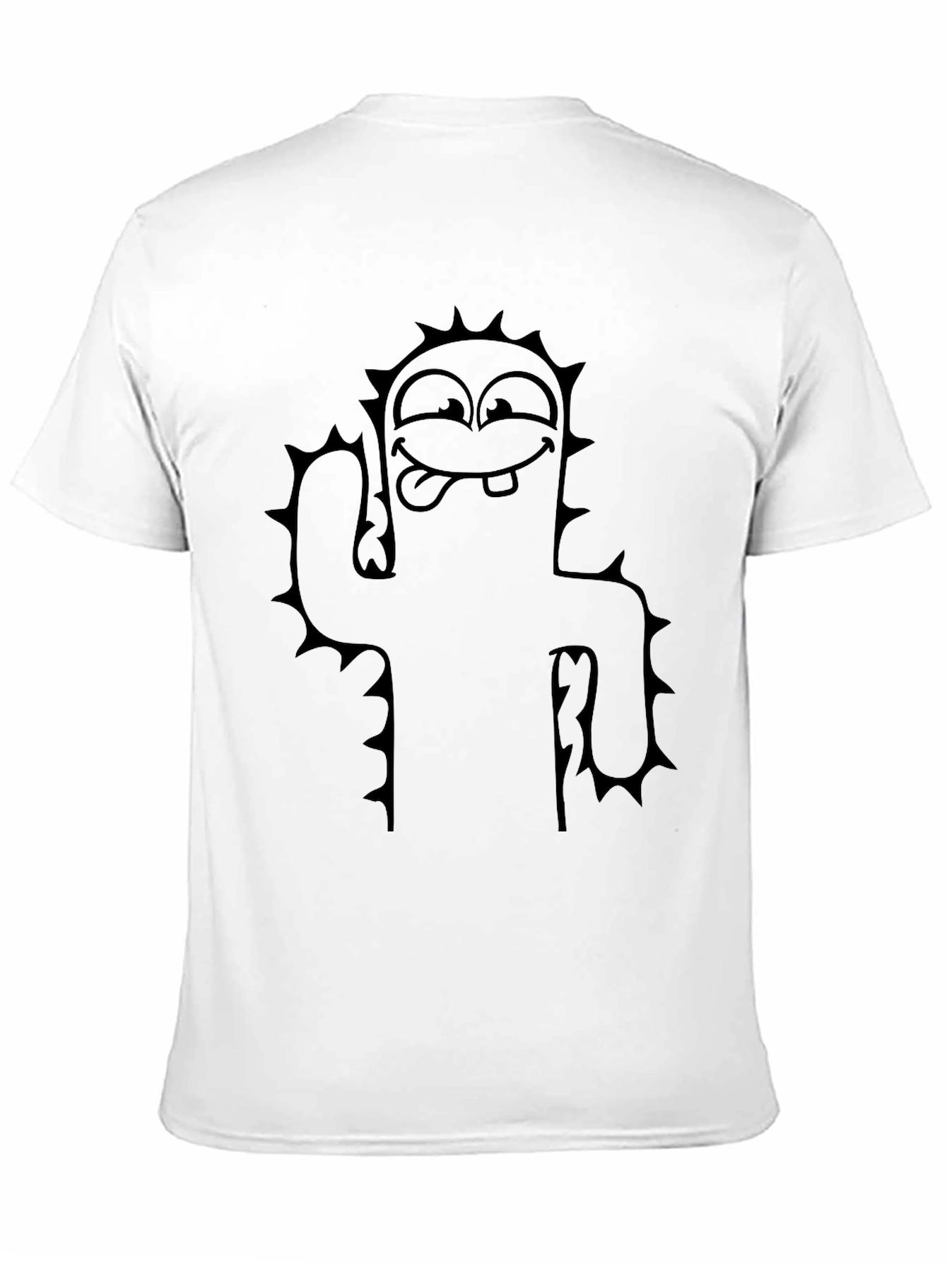 Black Funny Cactus Graphic T-Shirt - Soft Cotton Tee view 11