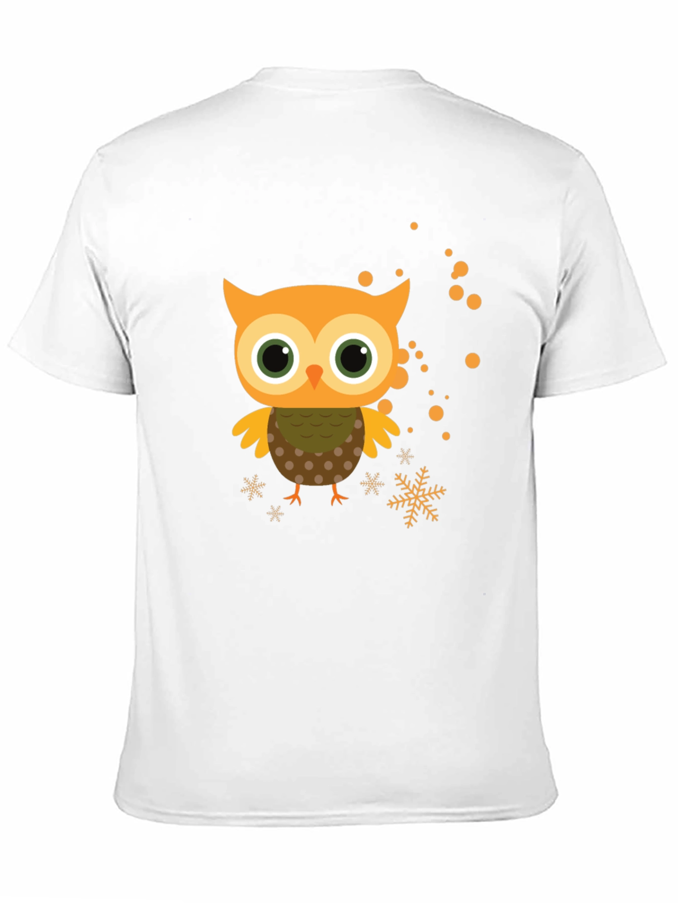 Black Cute Owl Graphic Tee - Black Short Sleeve Shirt view 11