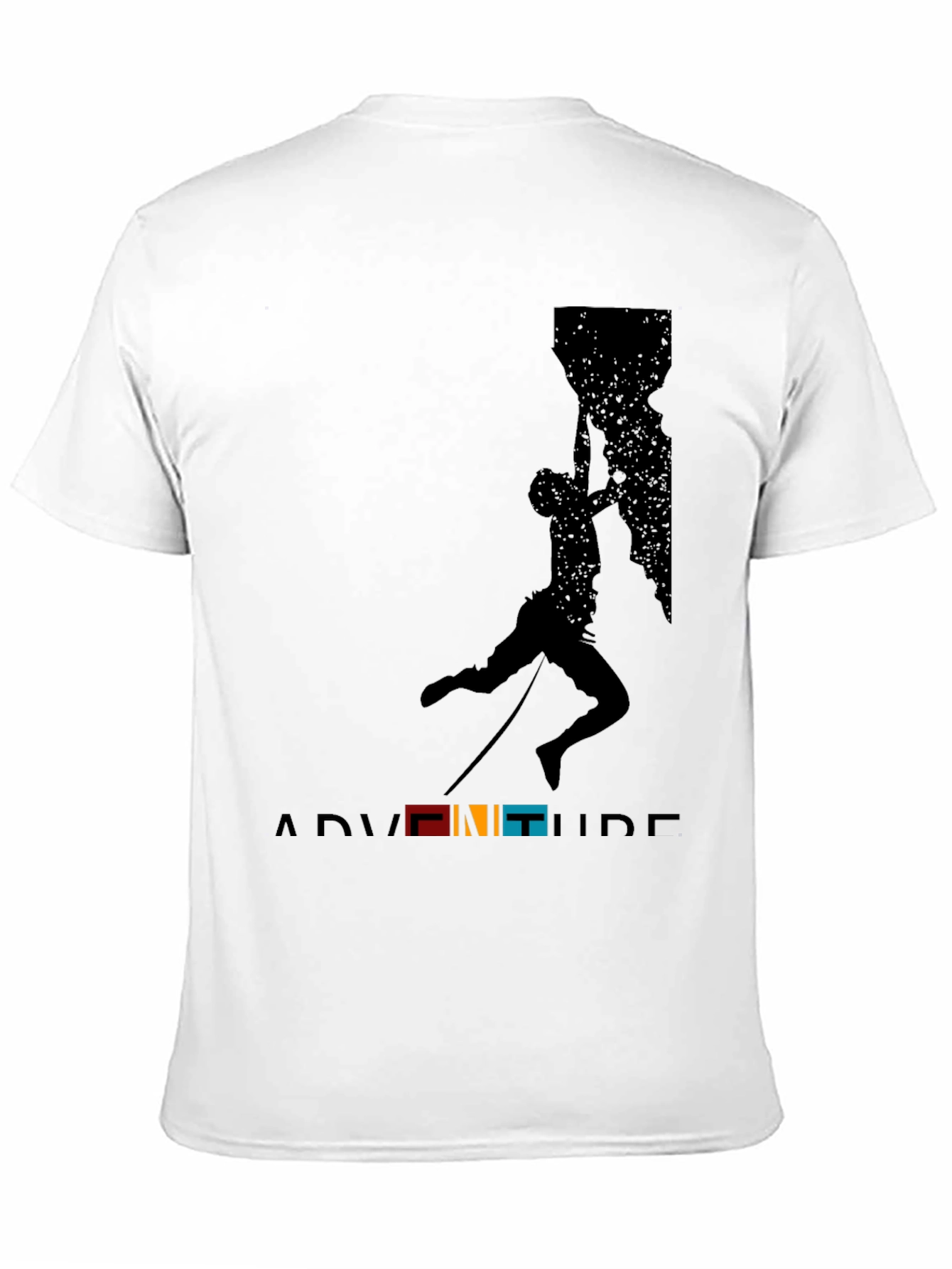 Black Adventure Climbing Graphic Tee view 11