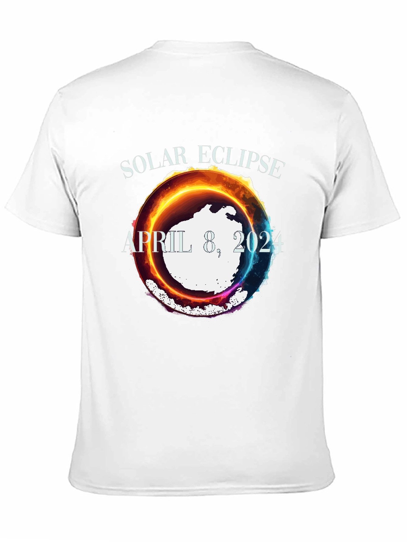 Black Solar Eclipse April 8 2024 T-Shirt view 11