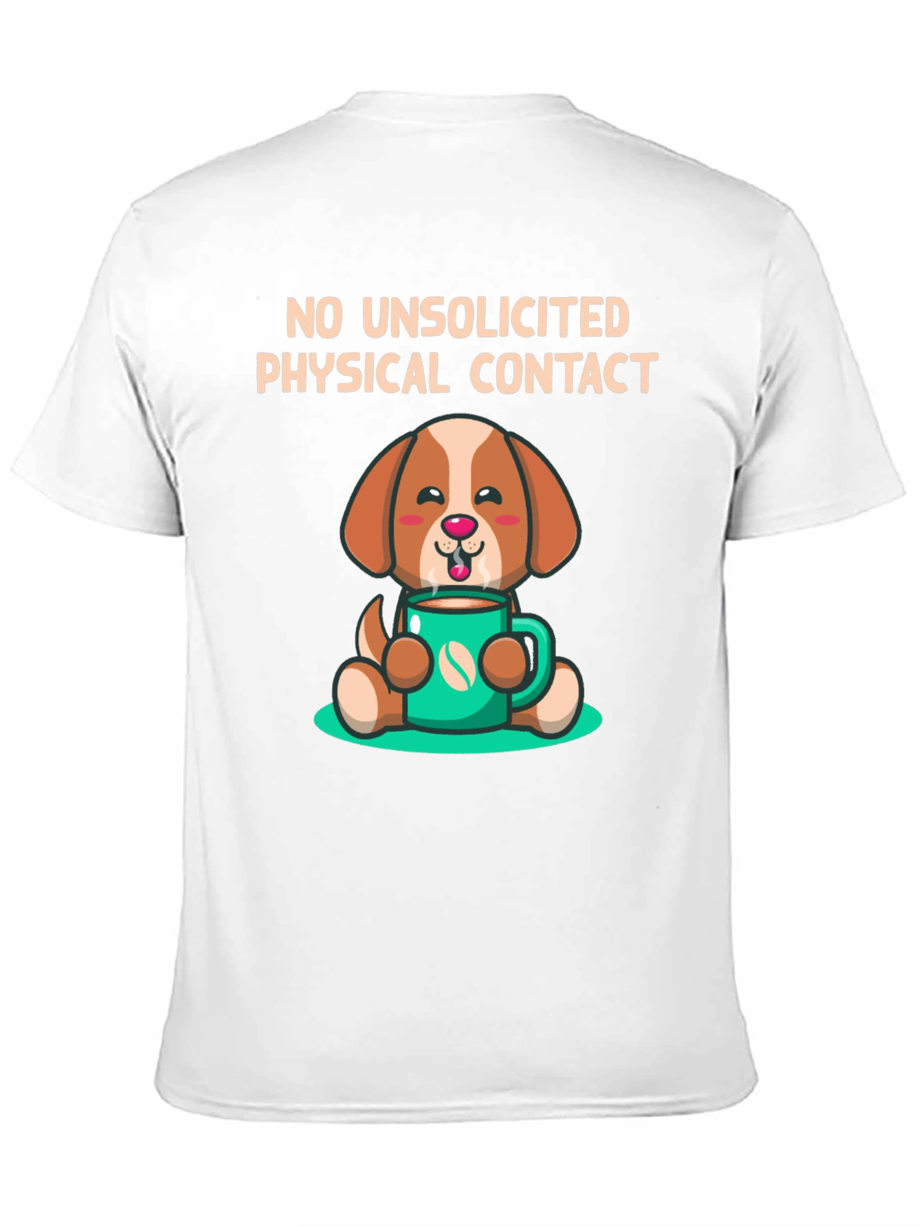 Black Dog and Coffee T-Shirt - No Unsolicited Contact view 11