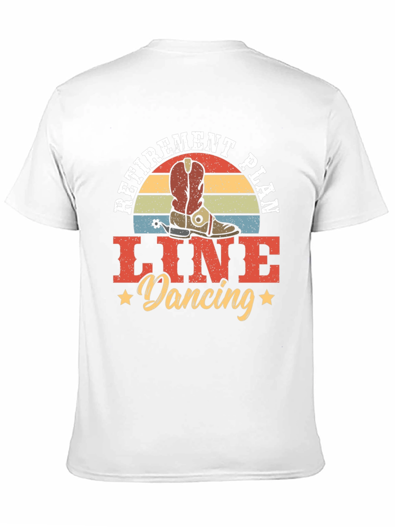 Black Retirement Plan Line Dancing T-Shirt view 11