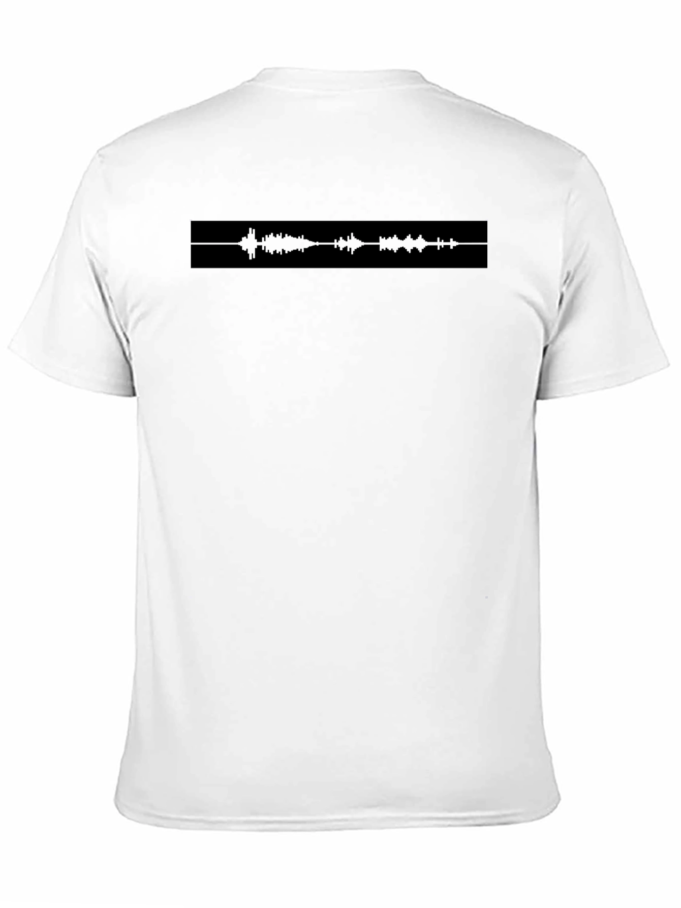 Black Soundwave Black Tee - Stylish and Unique view 11