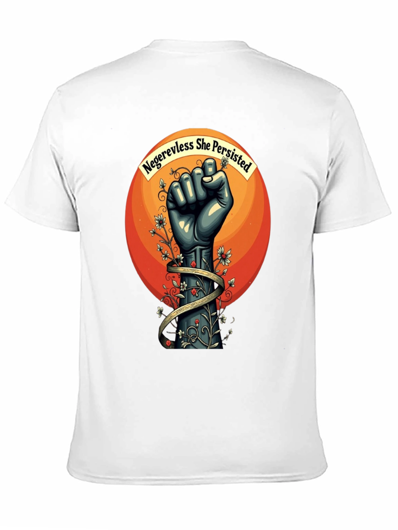 Black Nevertheless She Persisted Graphic Tee view 11