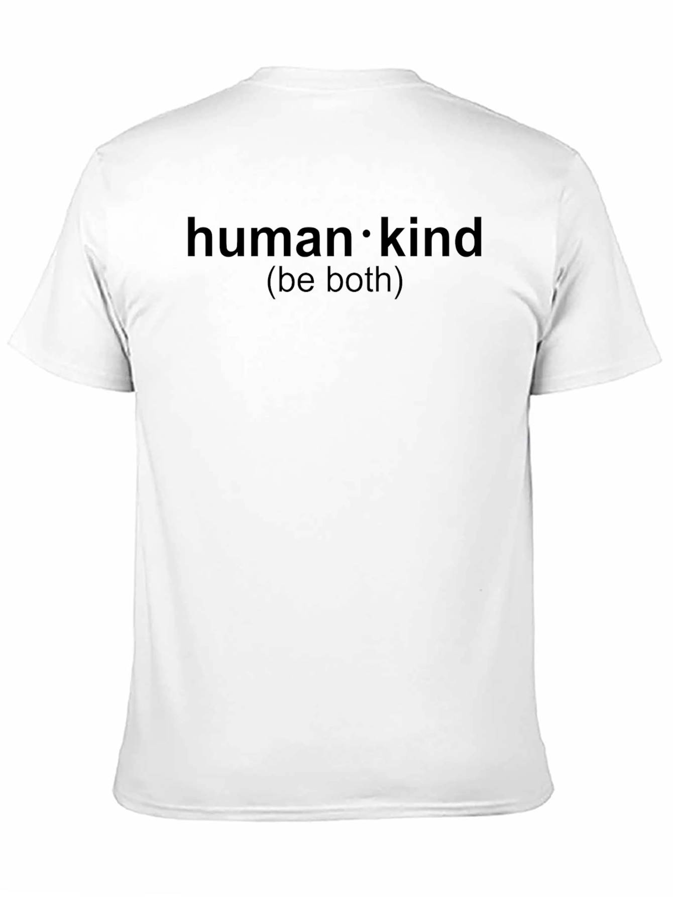 Black Human Kind Be Both Black Tee view 11