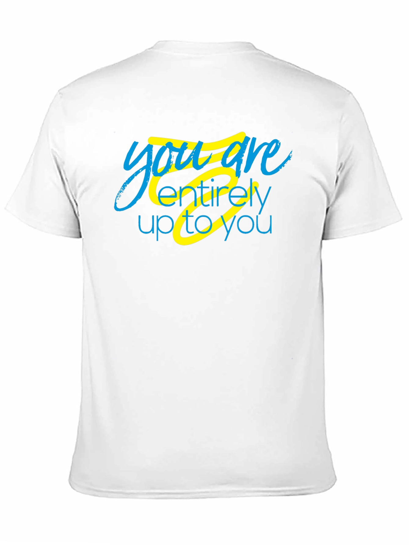 Black Inspirational 'You Are Up To You' Black T-Shirt view 11