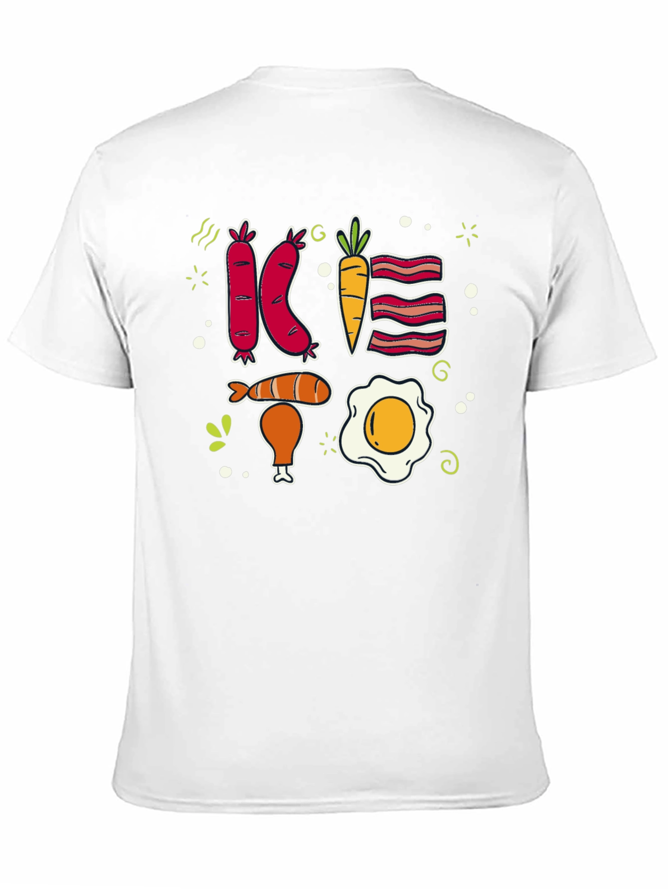 Black Breakfast Lover T-Shirt view 11