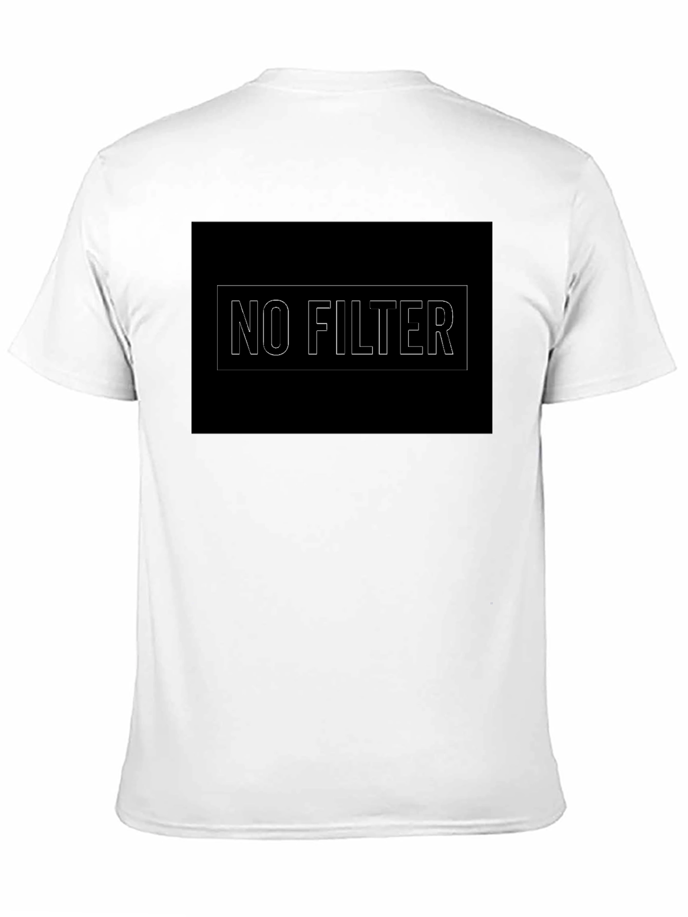Black No Filter Graphic Tee - Mens Black T-Shirt view 11