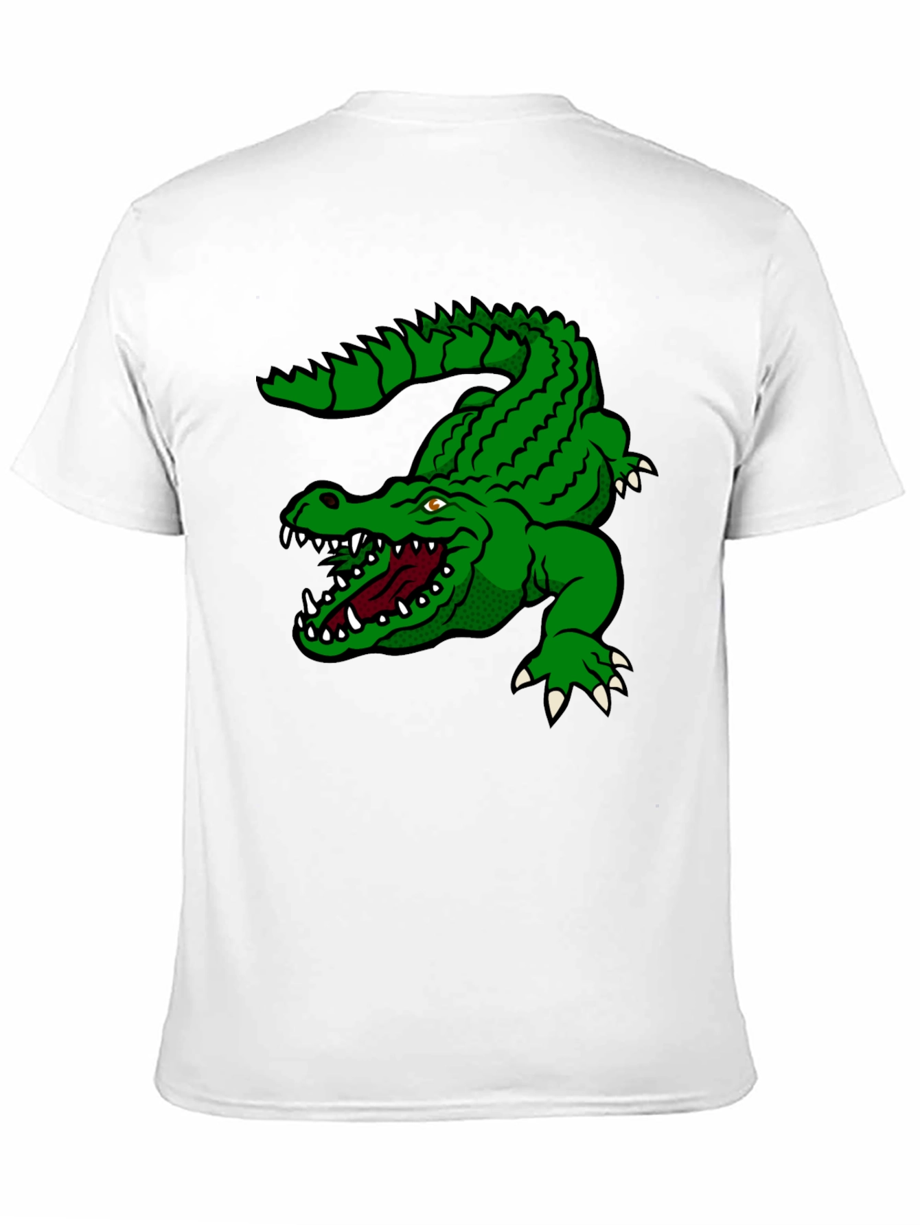 Black Green Alligator Graphic T-Shirt - Bold Style view 11