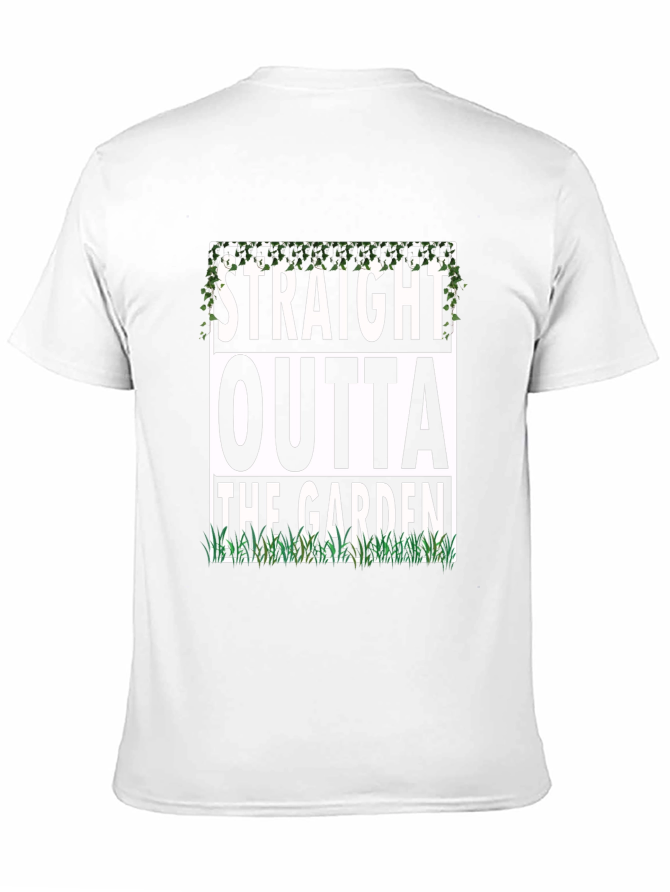 Black Straight Outta The Garden Funny T-Shirt view 11