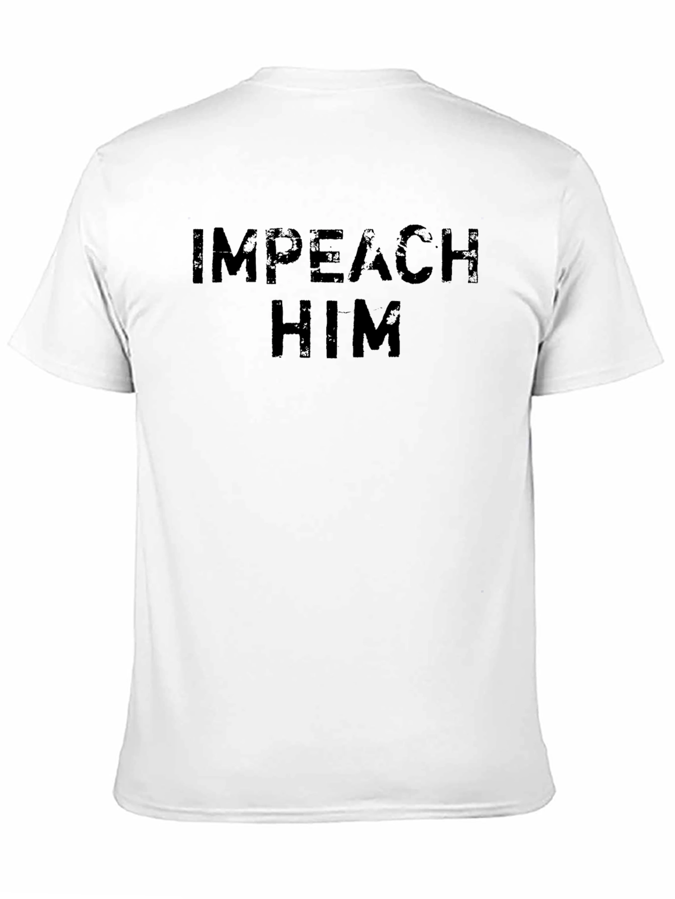 Black Impeach Him Slogan T-Shirt - Political Statement Tee view 11