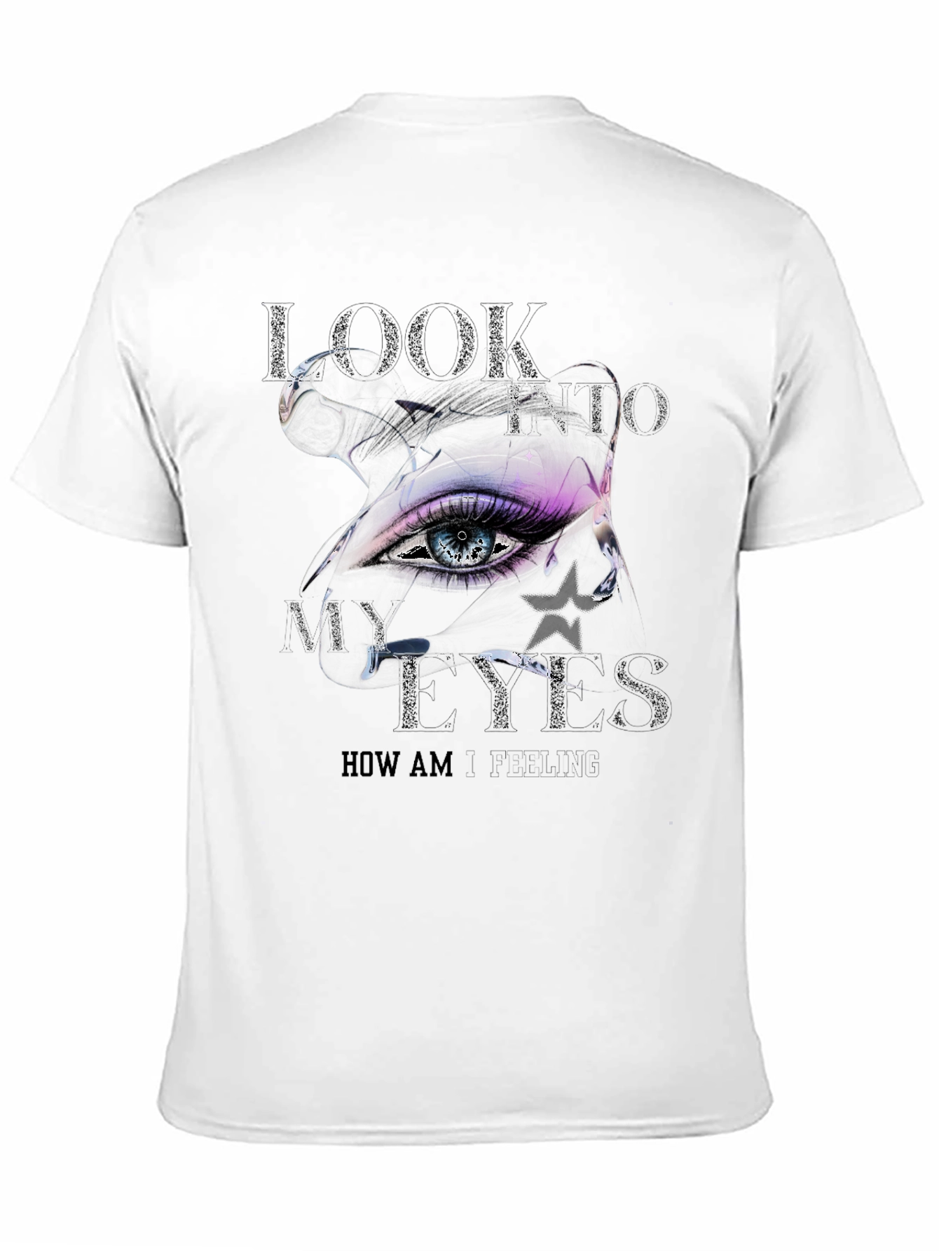 Black Eye Graphic T-Shirt - Look Into My Eyes Tee view 11