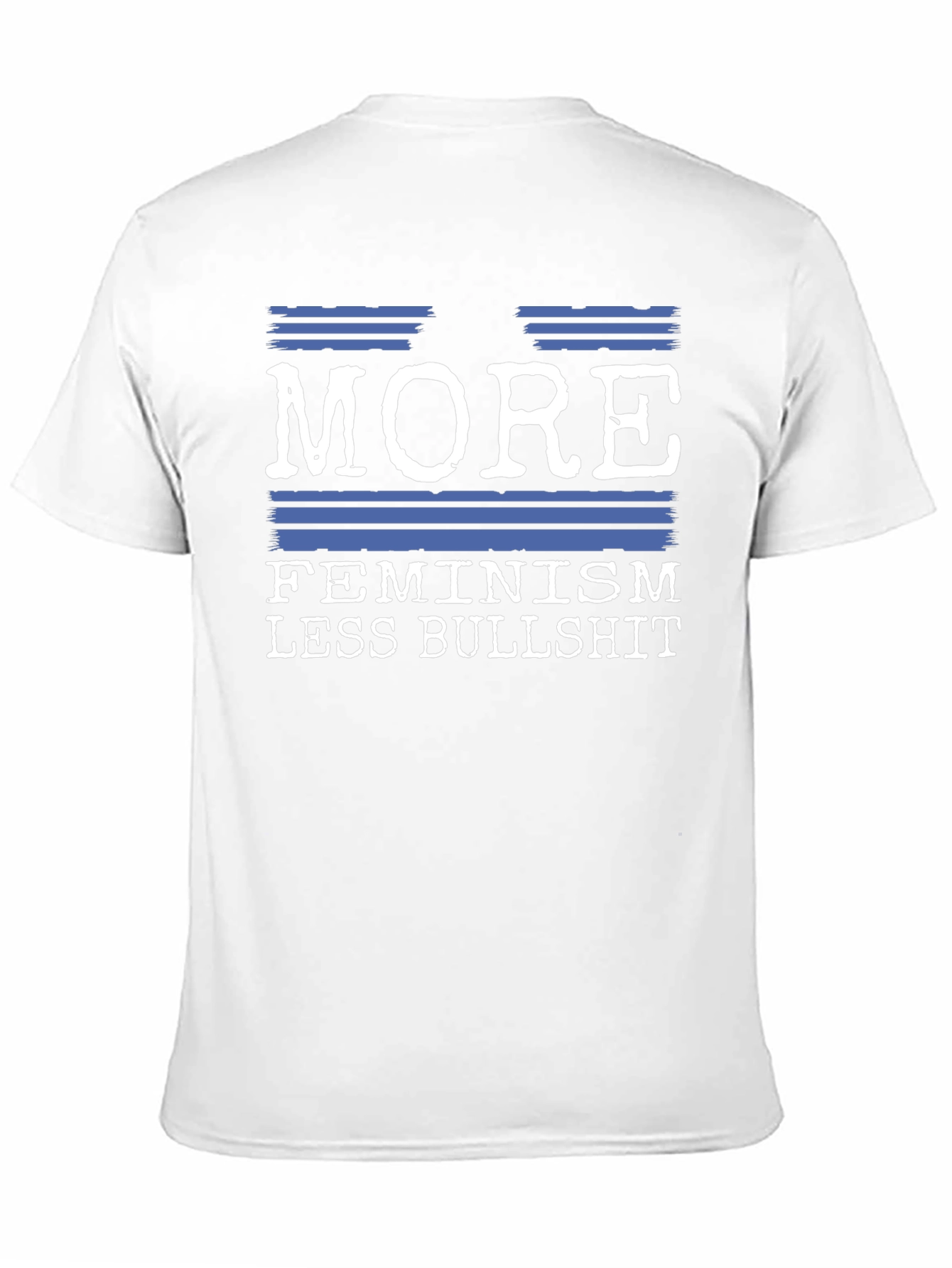 Black More Feminism Less Bullshit Graphic Tee view 11