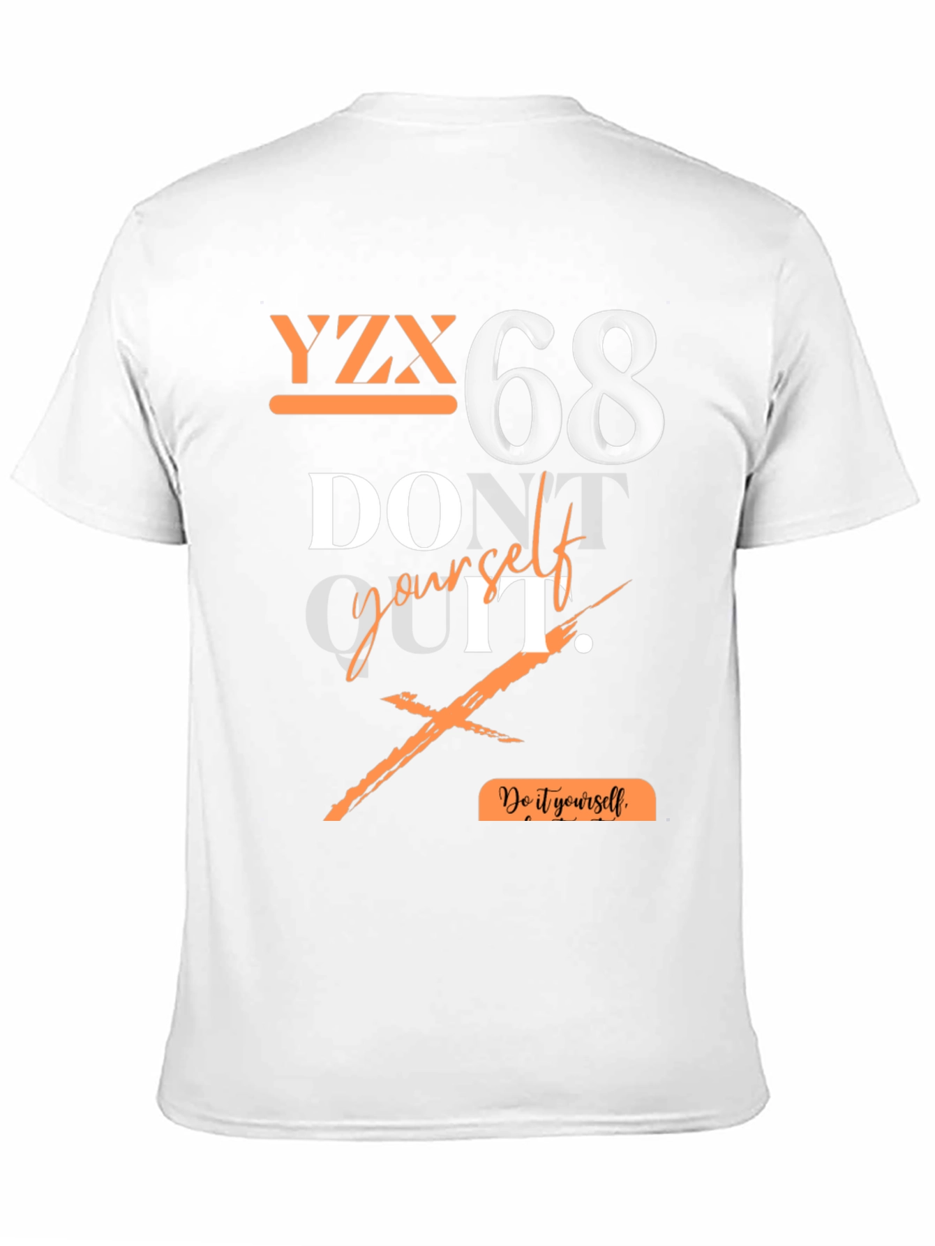 Black YZX 68 Graphic Print T-Shirt - Do It Yourself view 11