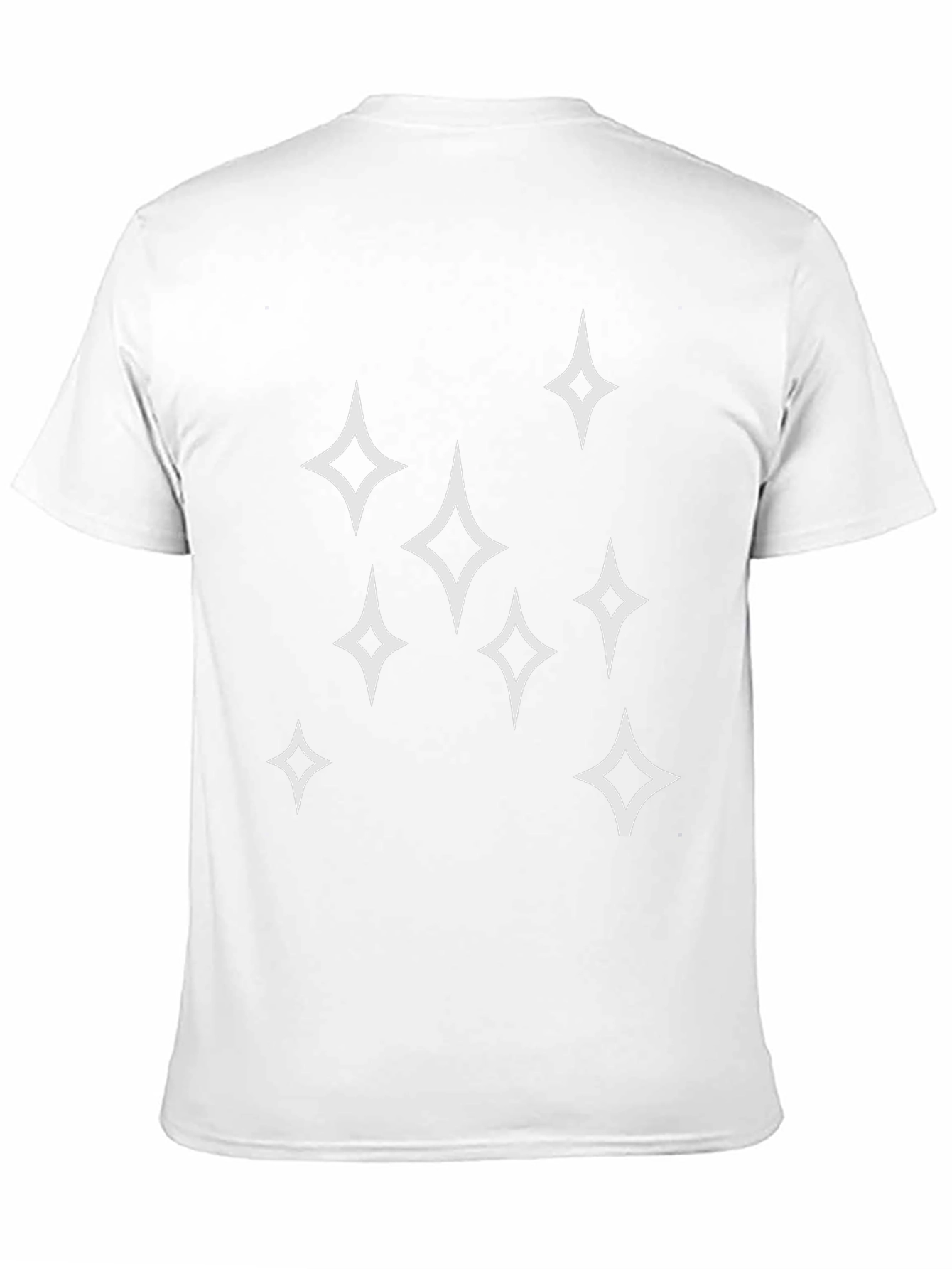 Black Sparkle Star Graphic Tee - Men's Black T-Shirt view 11