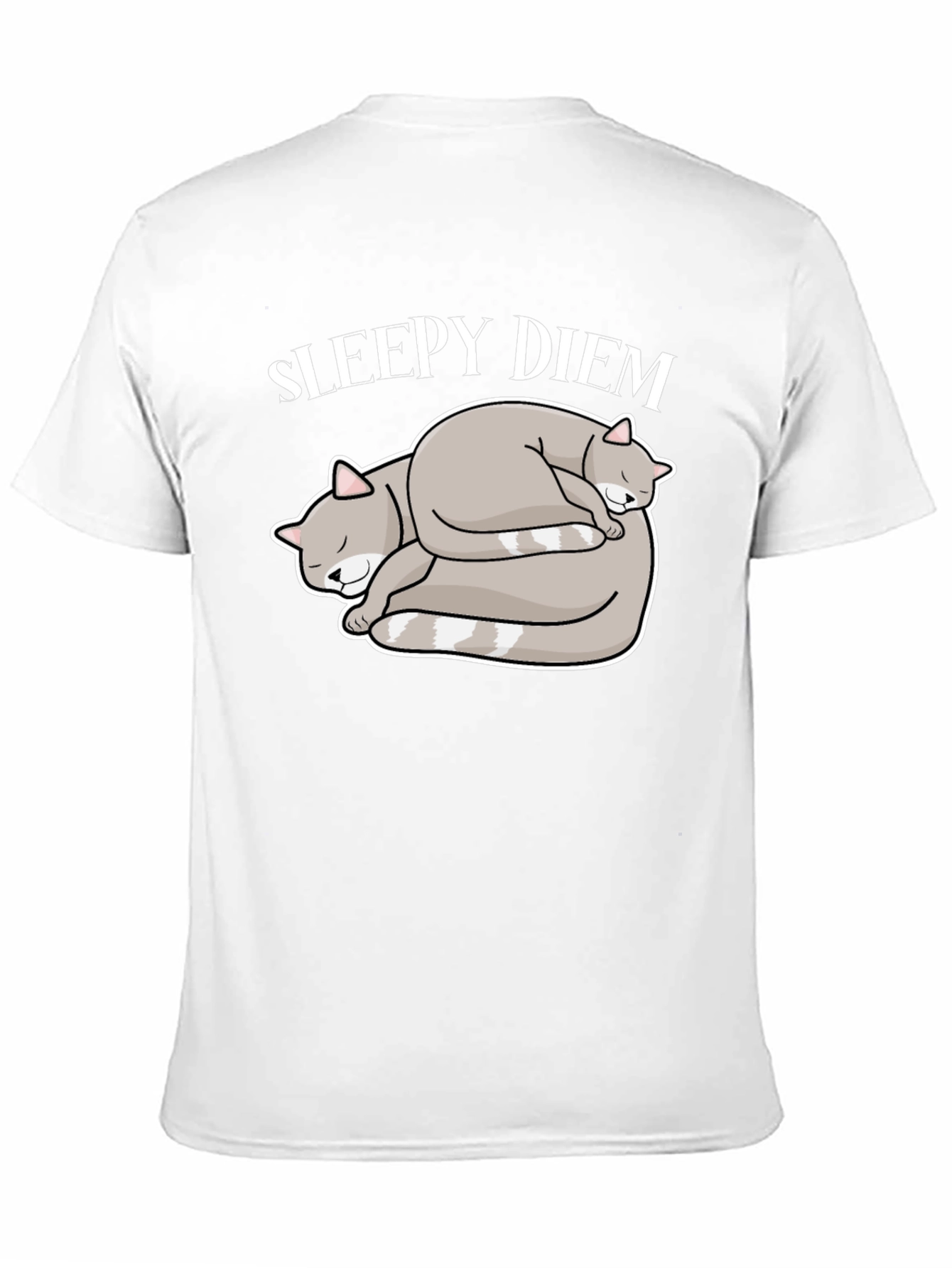 Black Sleepy Diem Cat Nap T-Shirt Black Cotton Blend view 11