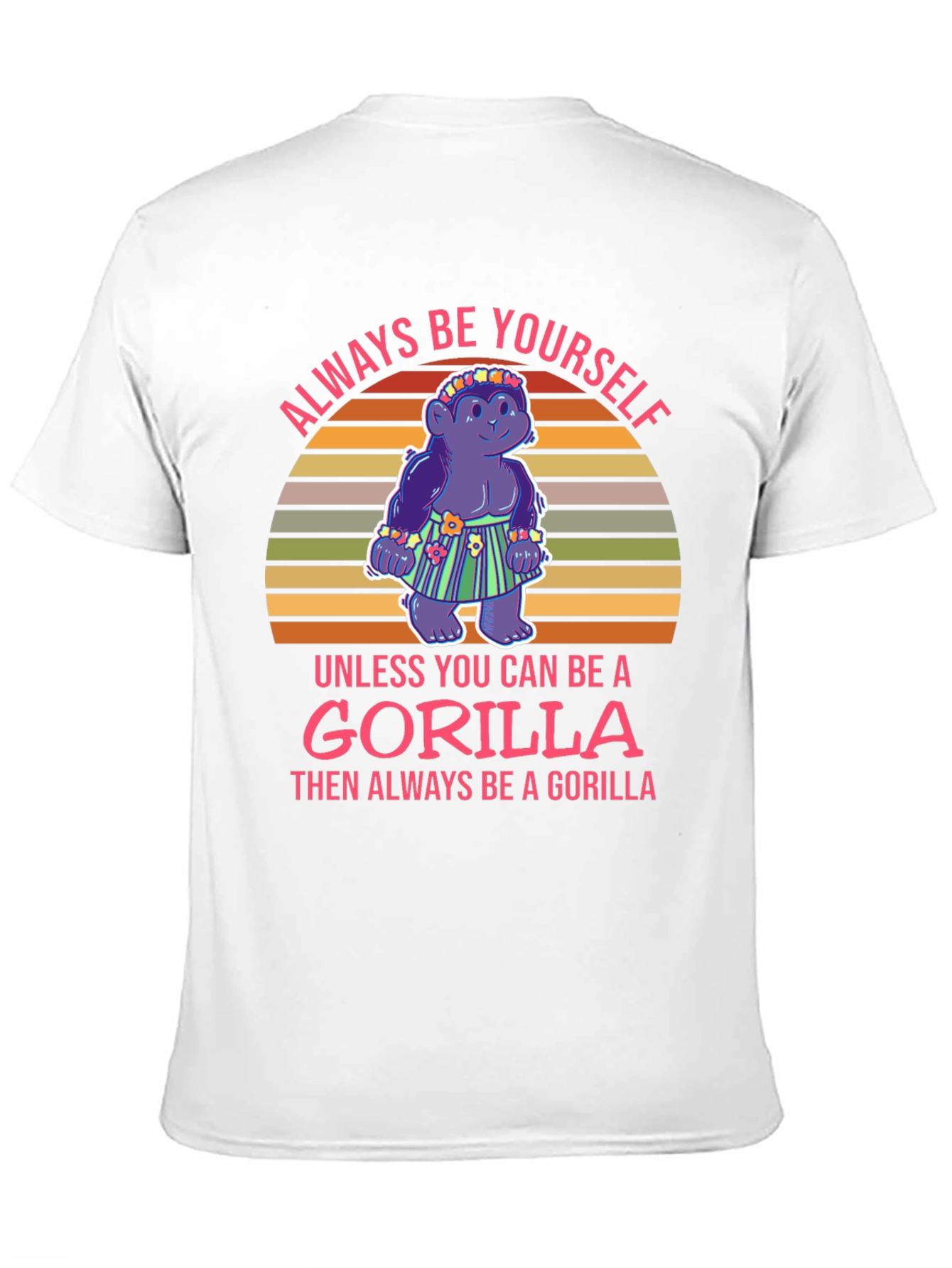 Black Always Be Yourself Gorilla T-Shirt view 11