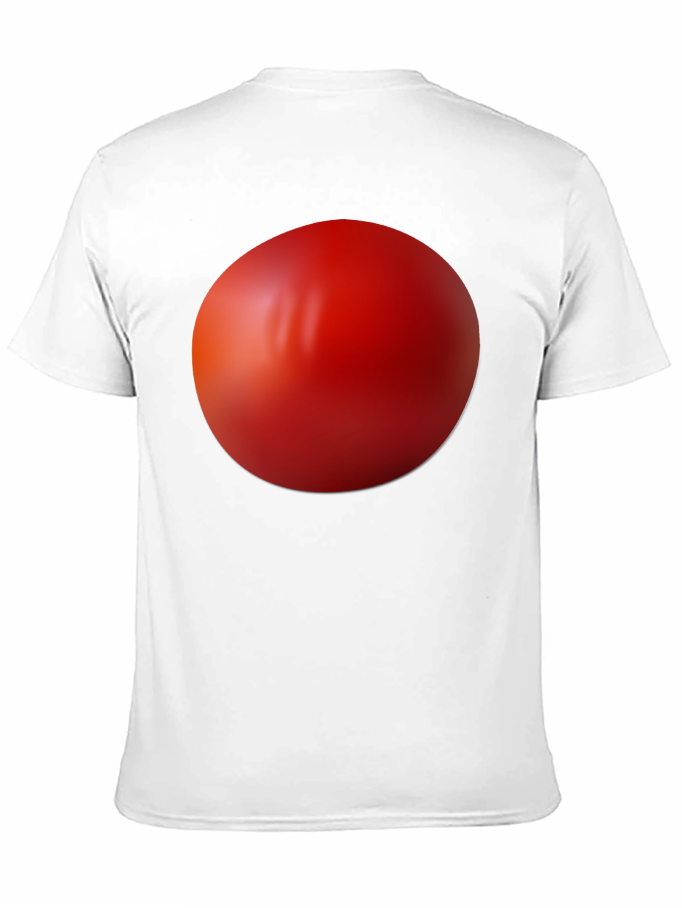 Black Red Sphere Graphic Black T-Shirt view 11