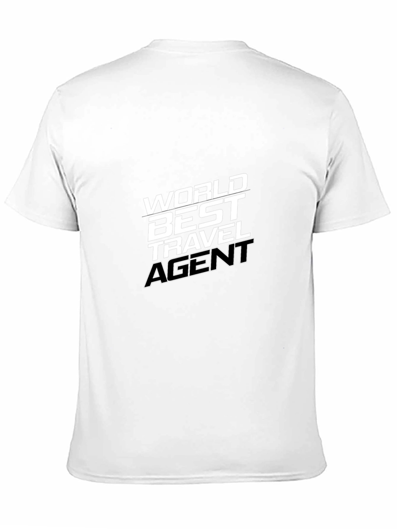 Black World's Best Travel Agent T-Shirt view 11