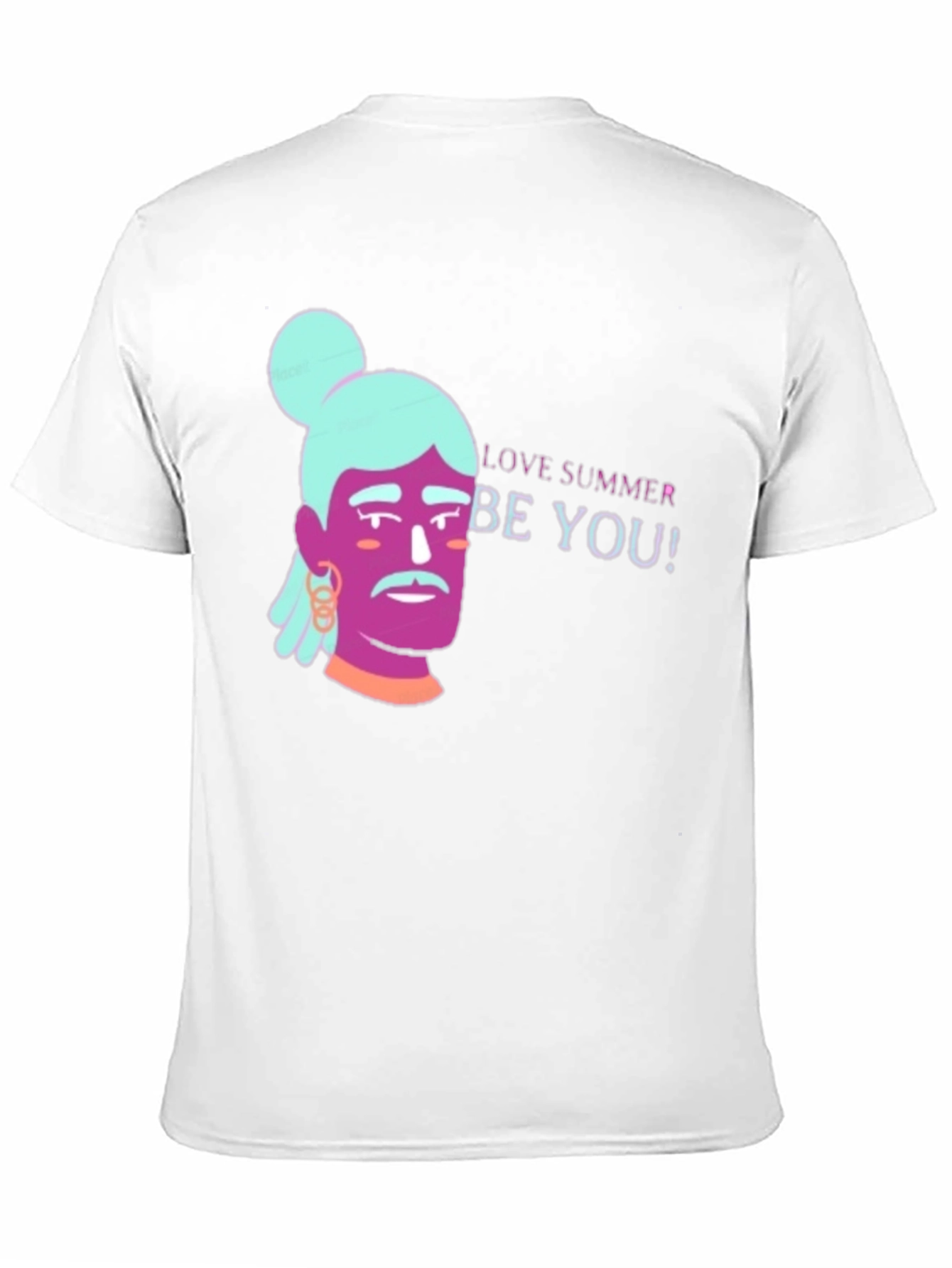 Black Love Summer Be You! Graphic Black T-Shirt view 11