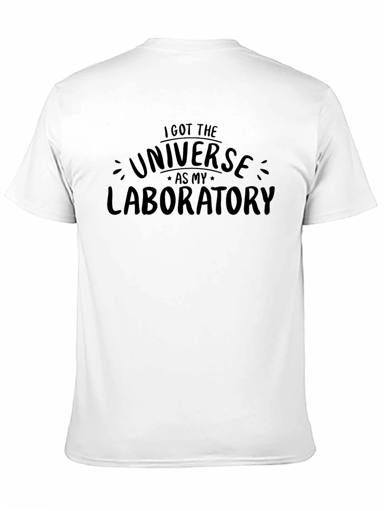 Black Universe Laboratory T-Shirt - Science Humor Tee view 11