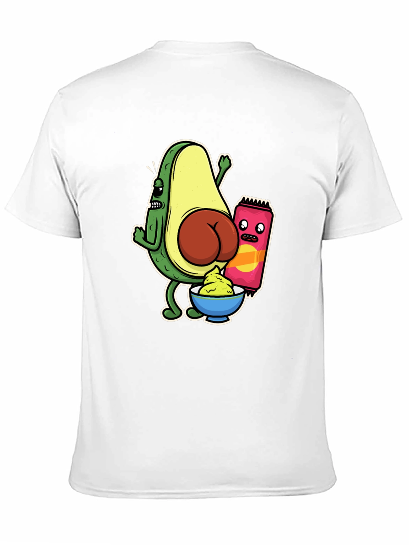 Black Avocado Butt Funny Graphic Tee view 11