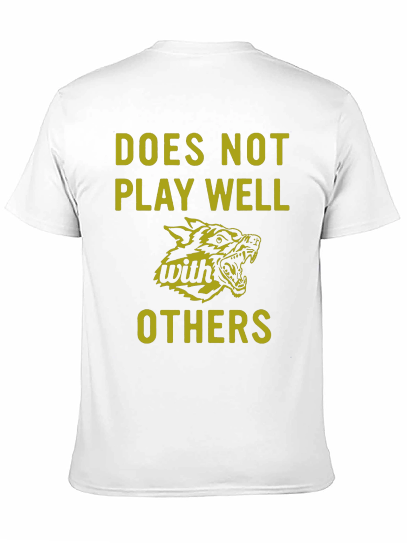 Black Does Not Play Well With Others Graphic Tee view 11