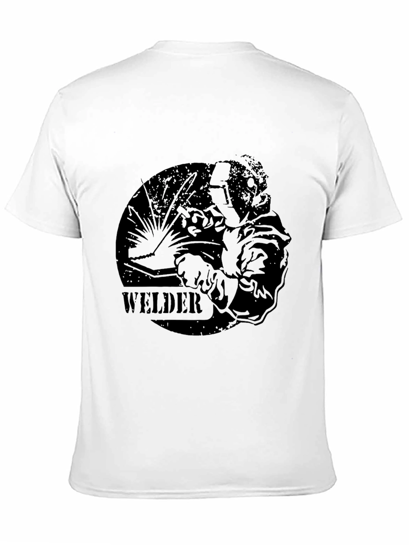 Black Welder Graphic T-Shirt - Black Tee view 11