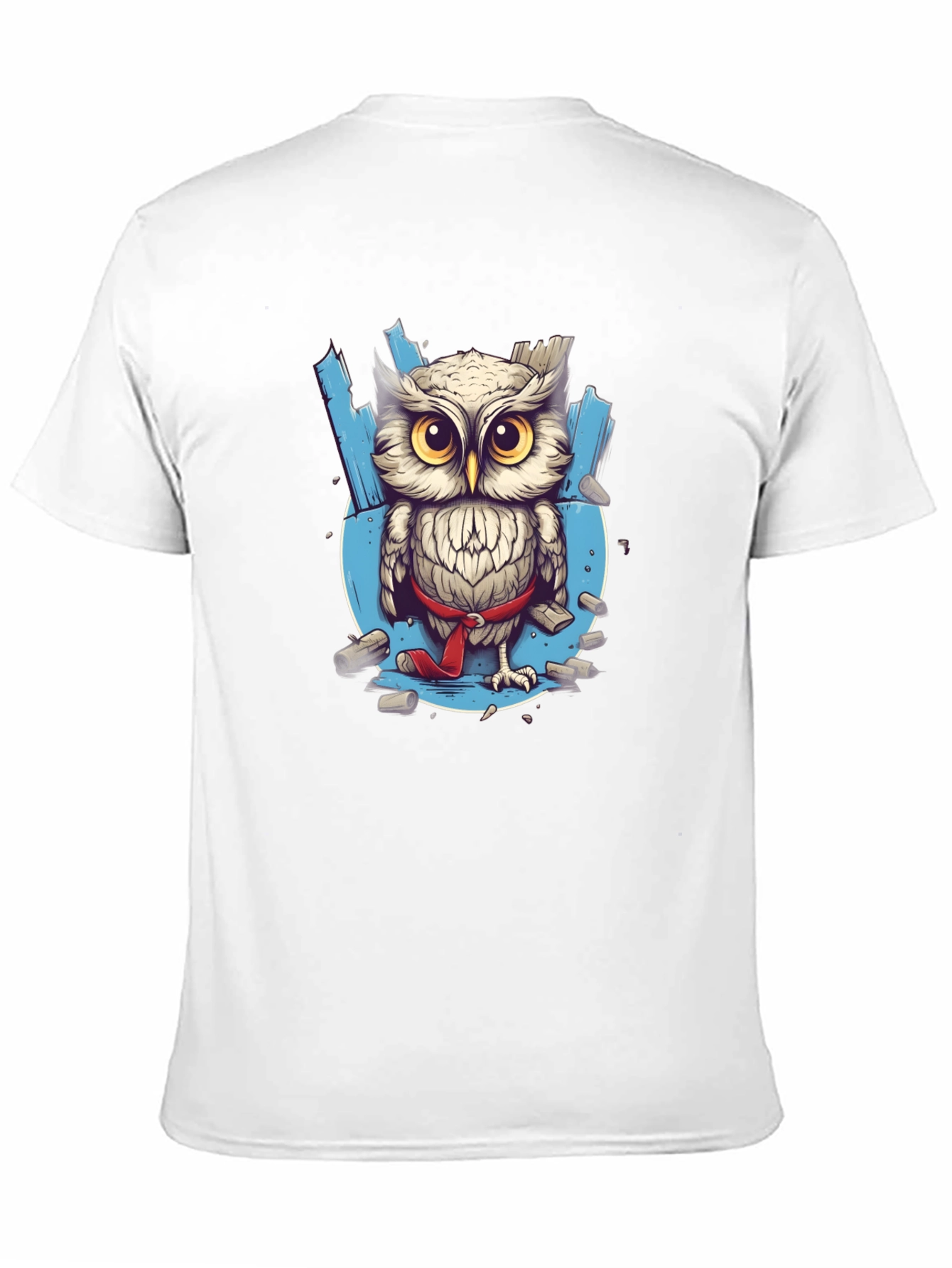 Black Owl Karate Kid T-Shirt view 11