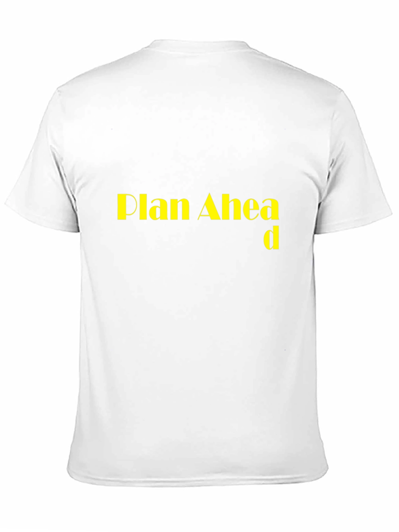 Black Plan Ahead Black T-Shirt view 11