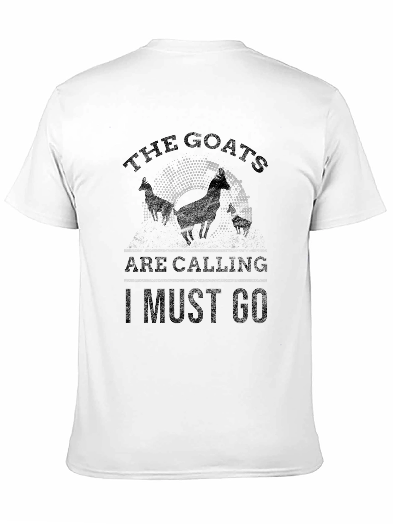 Black The Goats Are Calling T-Shirt view 11