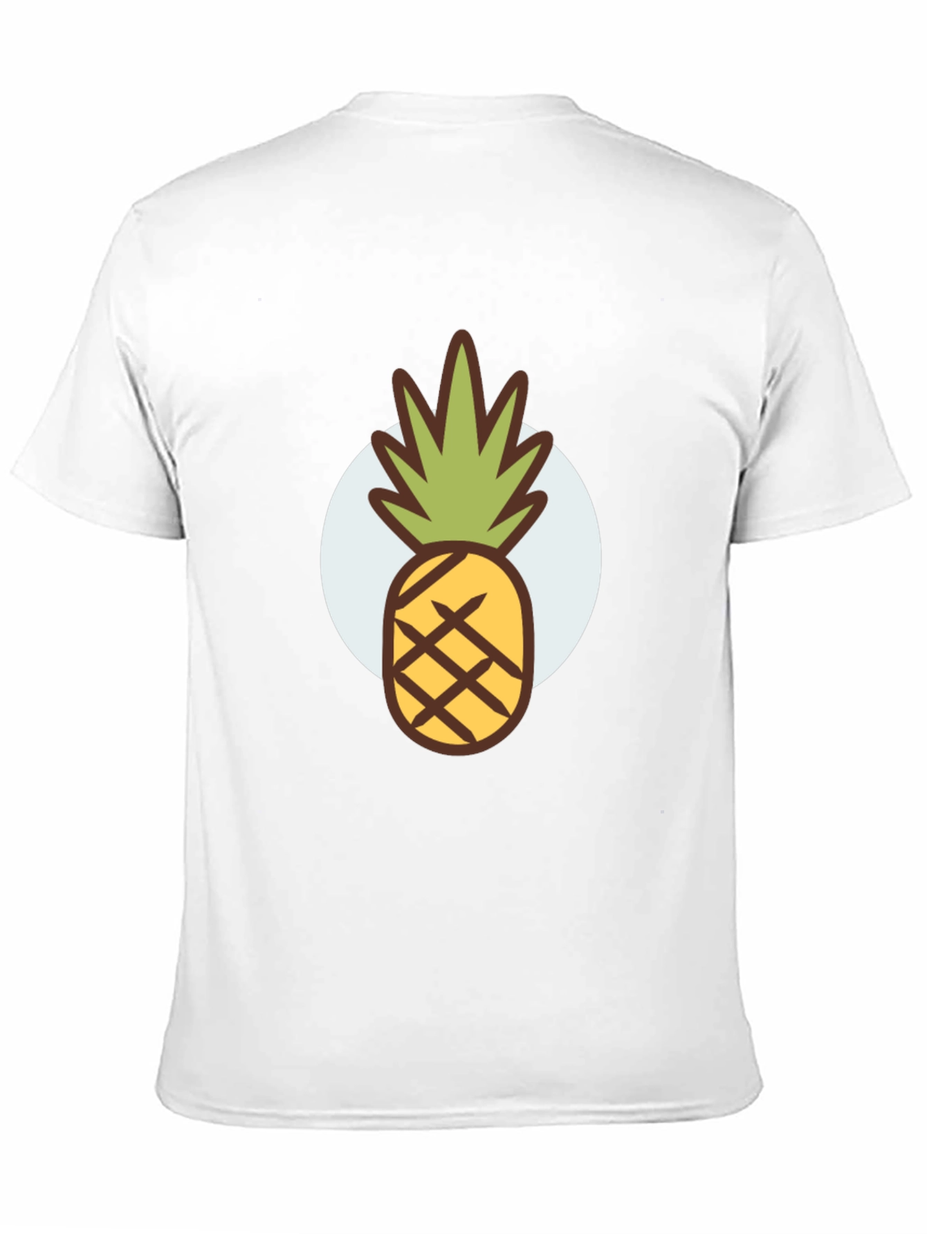 Black Pineapple Graphic Tee - Stylish Men's Black T-Shirt view 11
