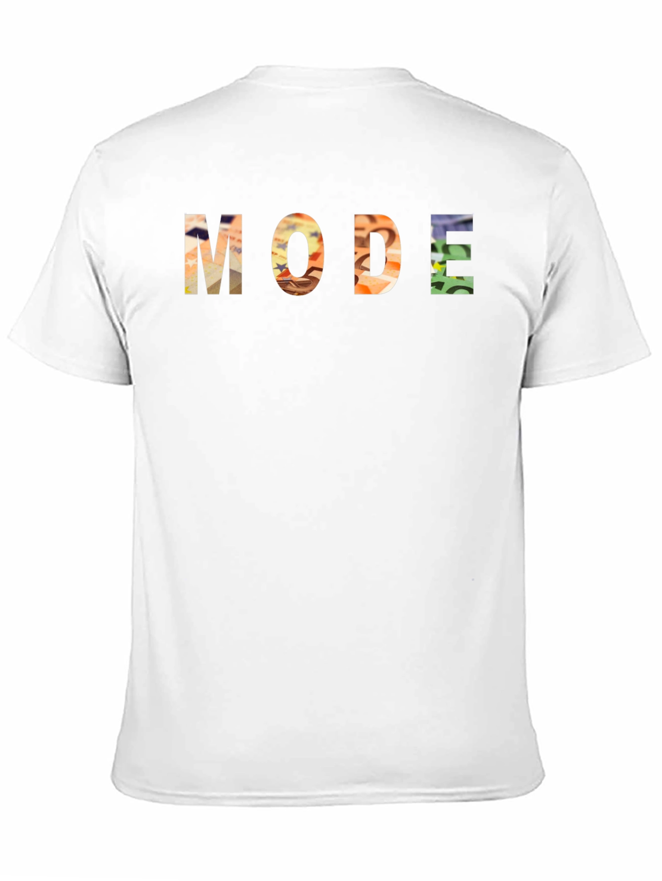 Black MODE Graphic Print Crew Neck T-Shirt view 11