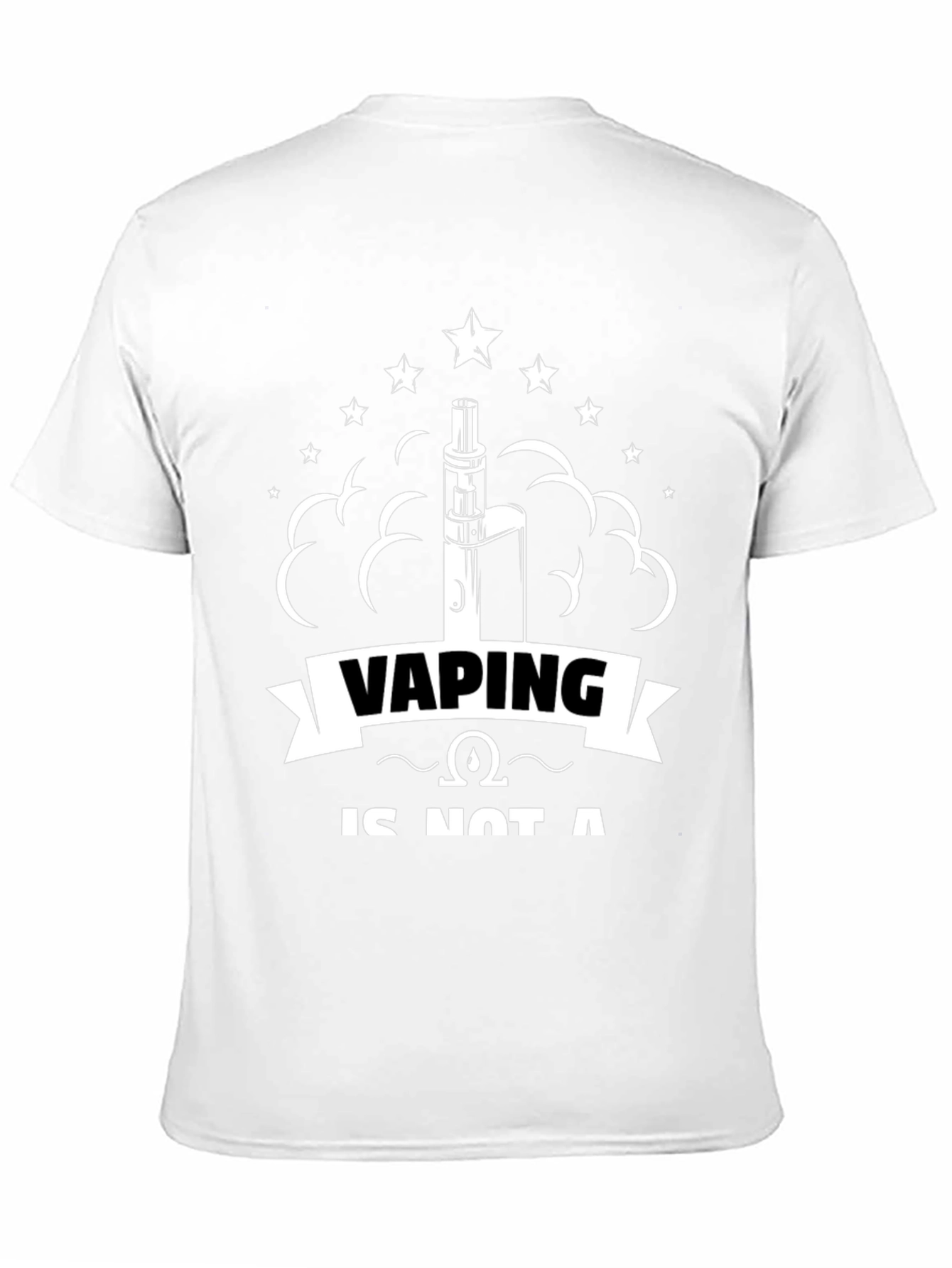 Black Vaping is Not a Hobby T-Shirt view 11