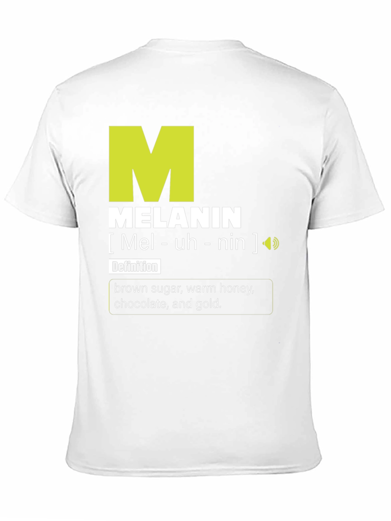 Black Melanin Definition Graphic T-Shirt view 11