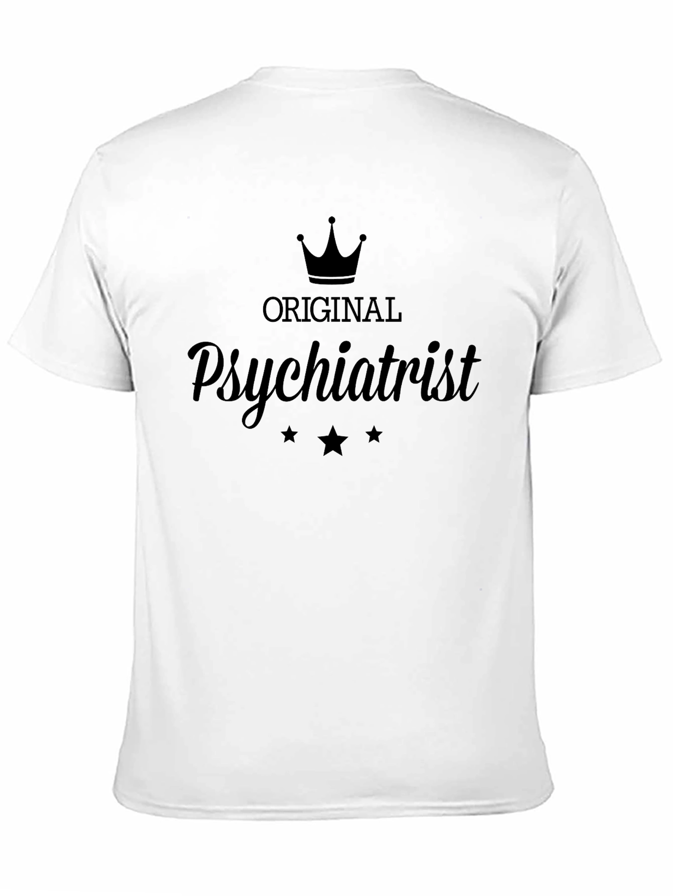 Original Psychiatrist Black Graphic T-Shirt - 11