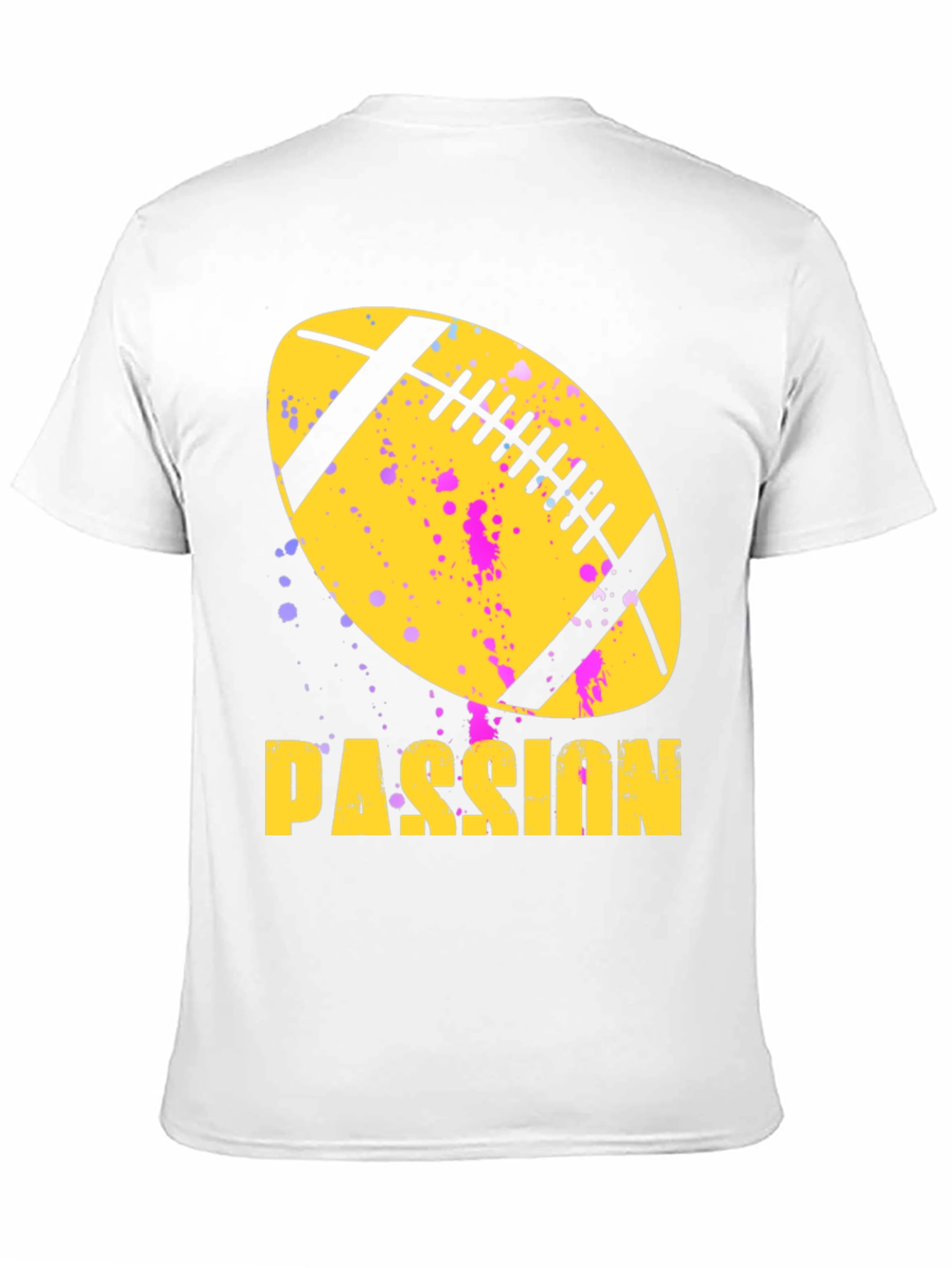 Black Passion Football Graphic Tee view 11