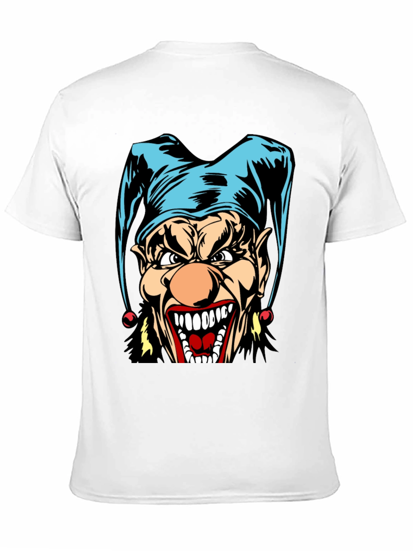 Black Evil Jester Graphic Tee view 11