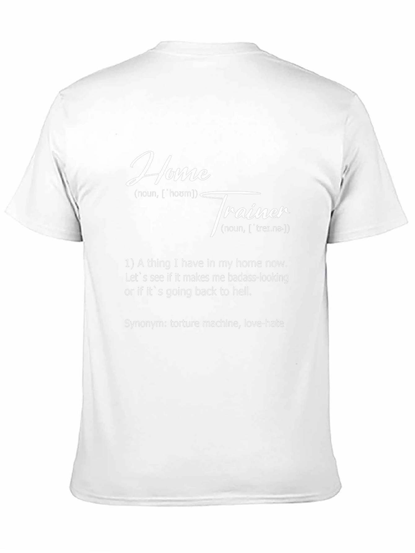 Black Home Trainer Definition T-Shirt view 11