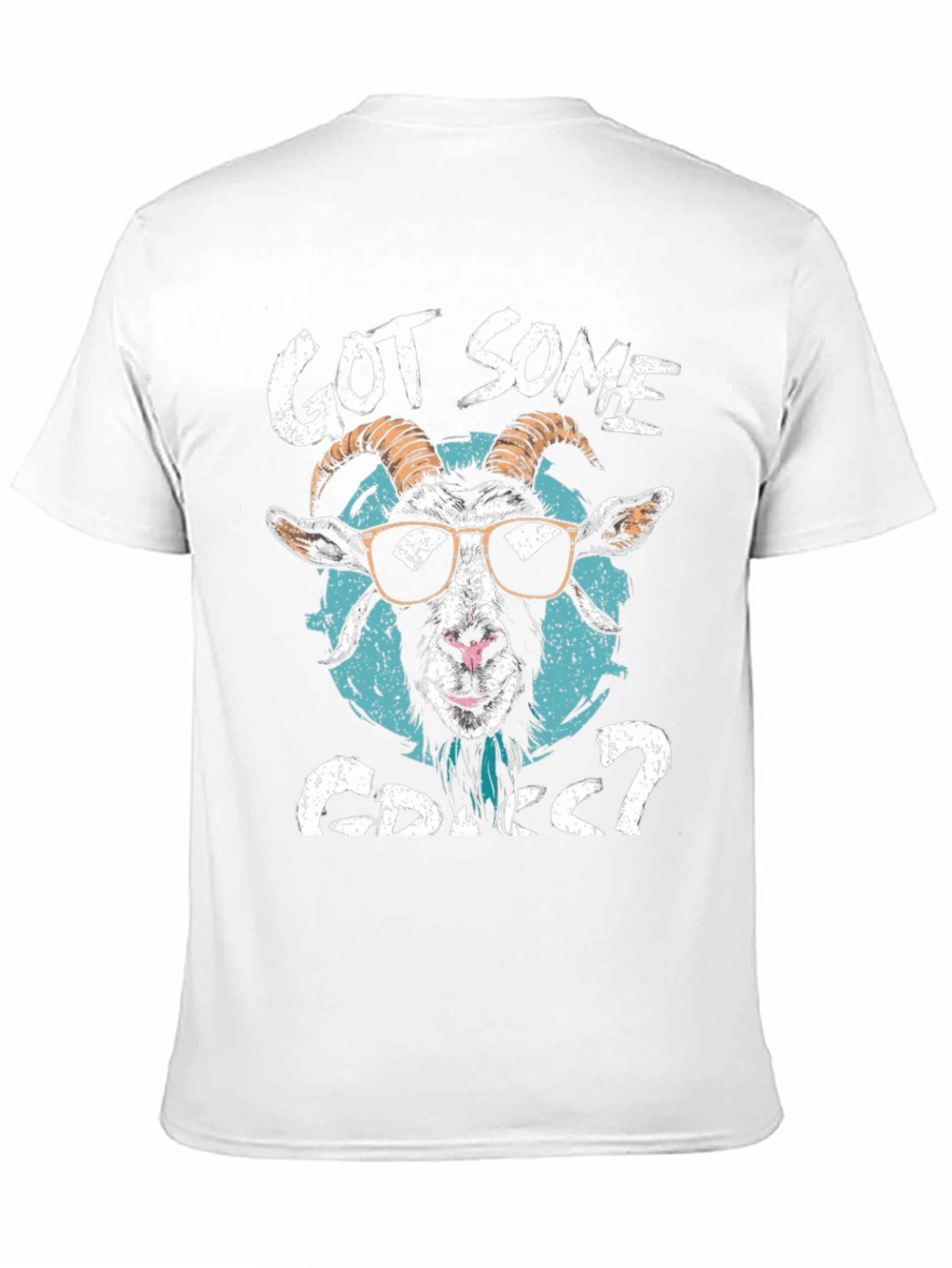 Black Got Some Grass? Goat Graphic Tee view 11