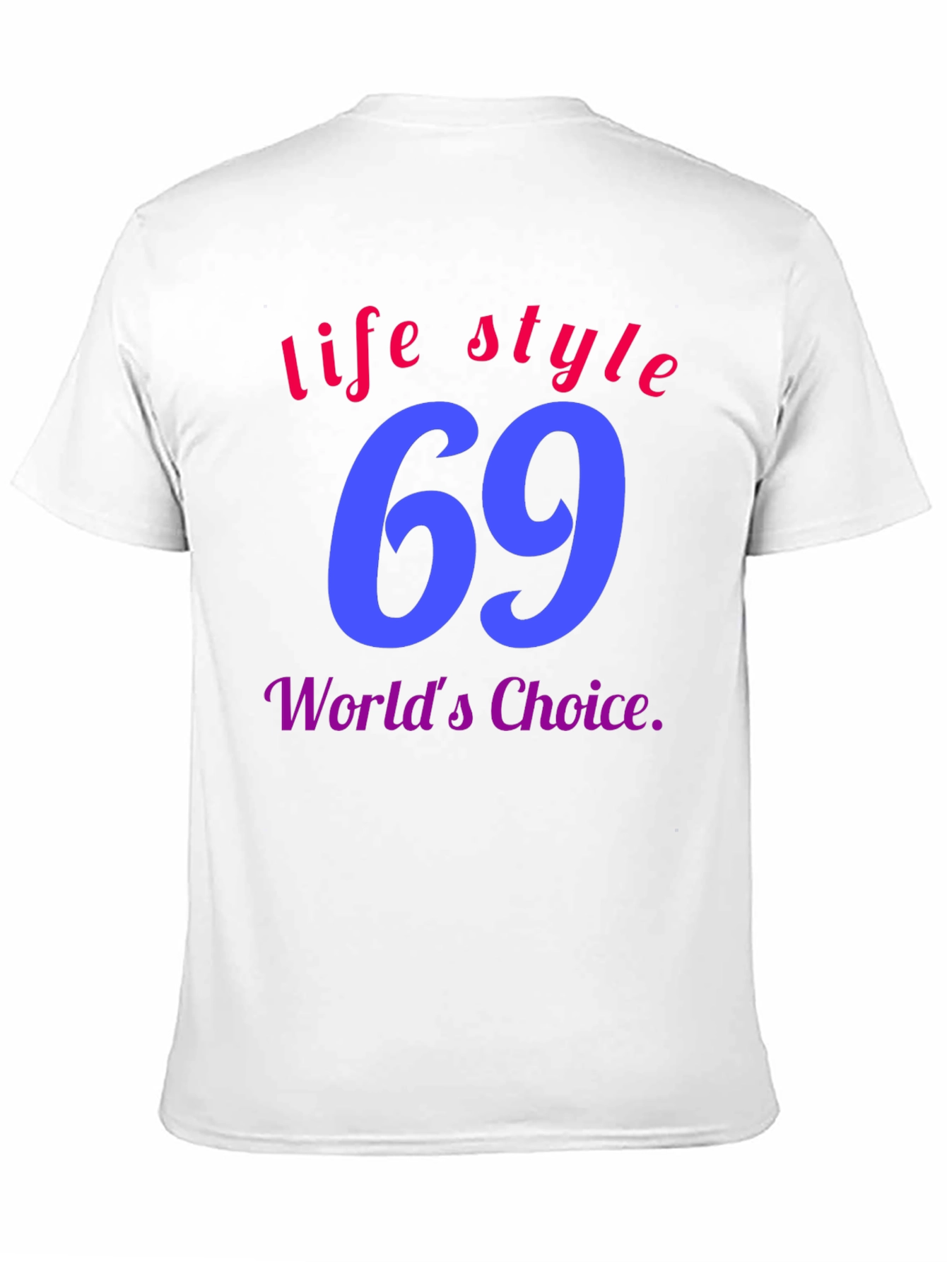 Black Lifestyle 69 T-Shirt - World's Choice view 11