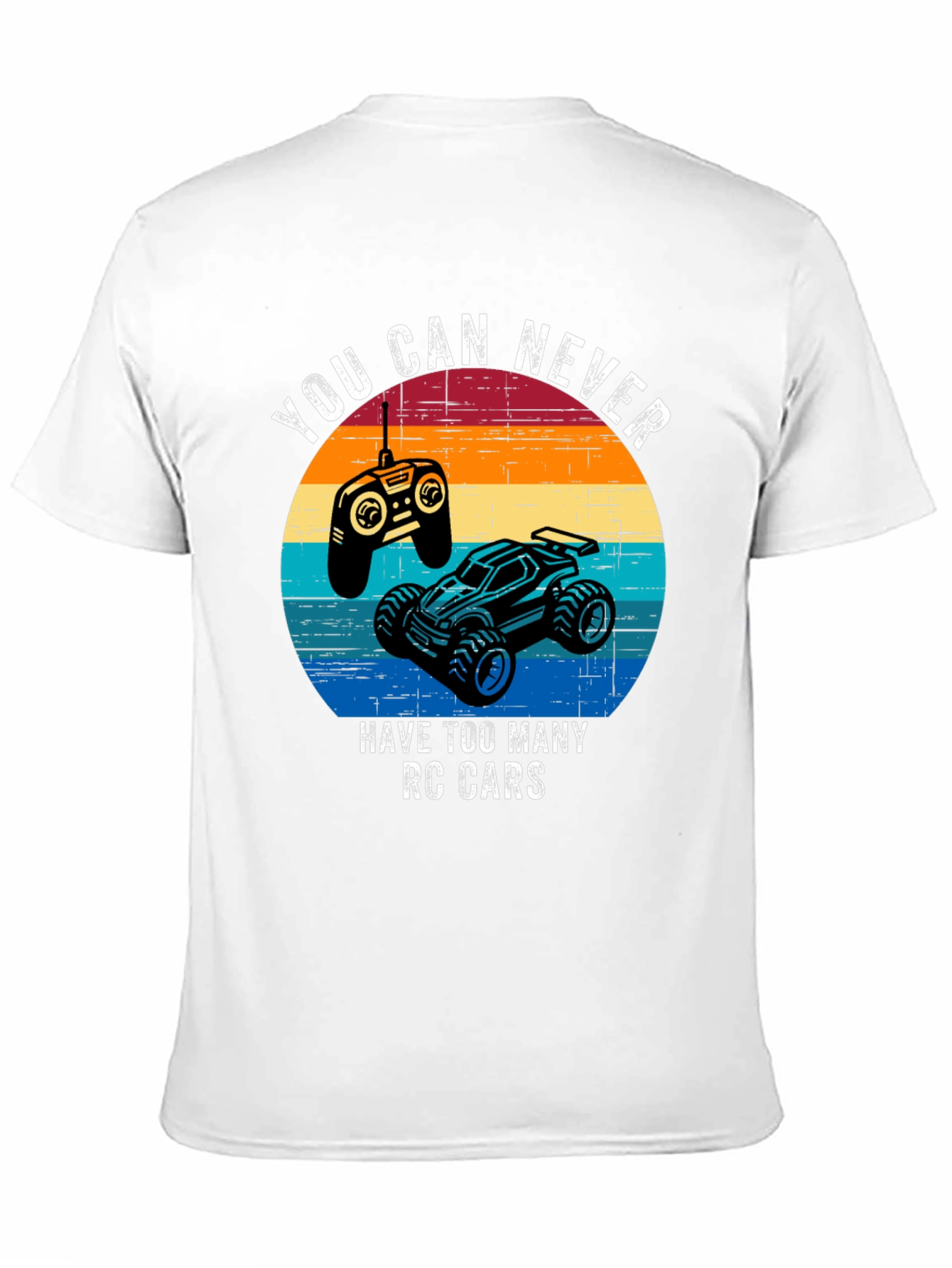 Black RC Cars T-Shirt - Never Too Many RC Cars view 11