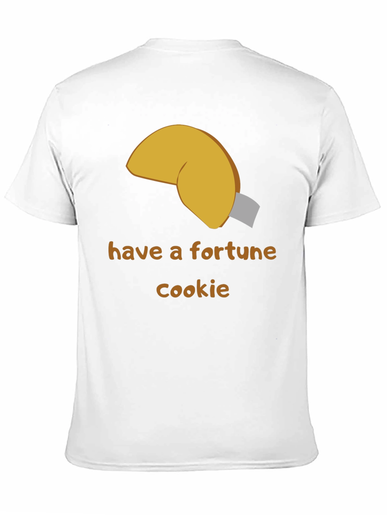 Black Fortune Cookie Graphic Tee - Unisex Casual Shirt view 11