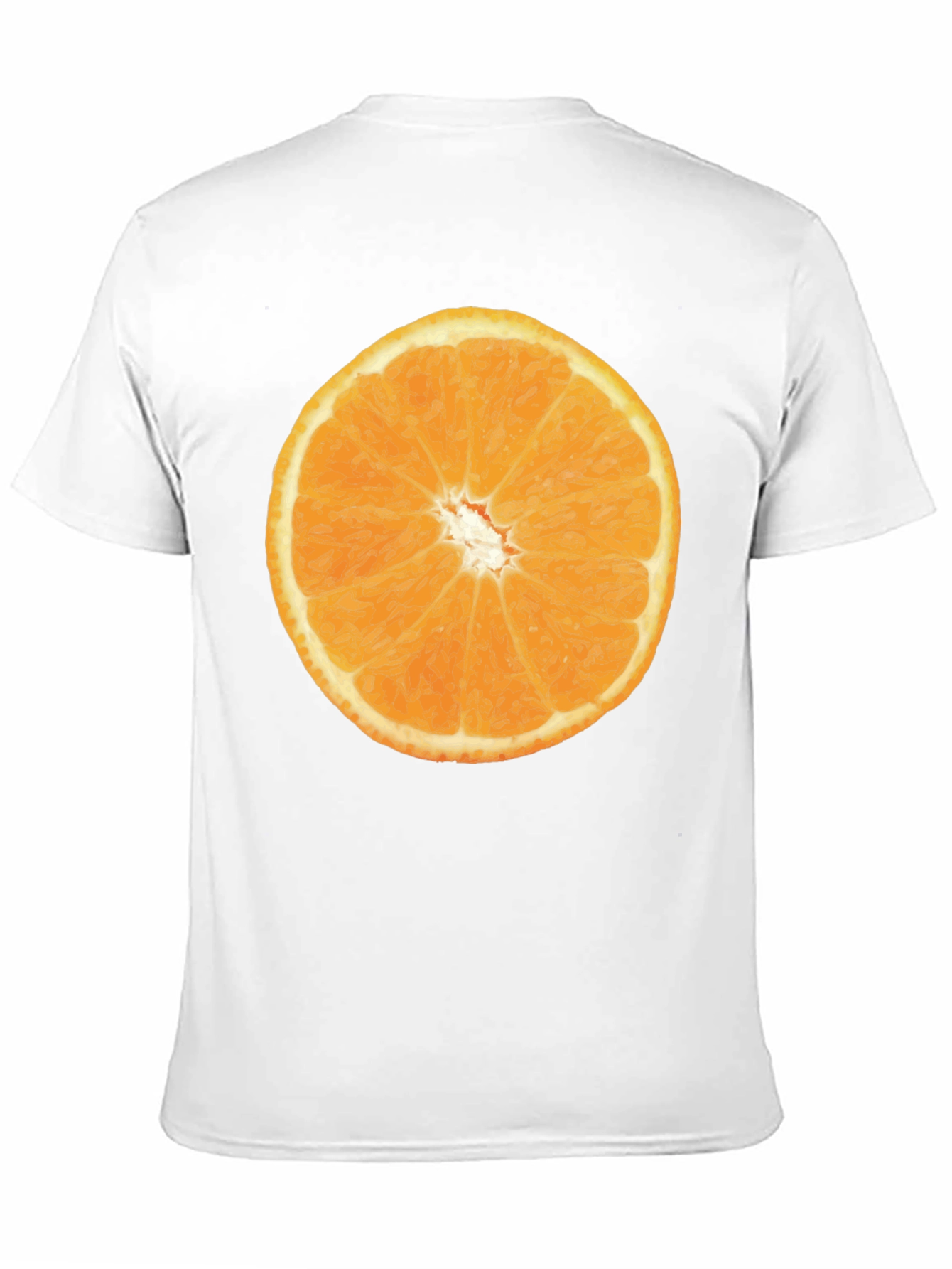 Orange Slice Graphic Tee - Citrus Fruit T-Shirt - 11