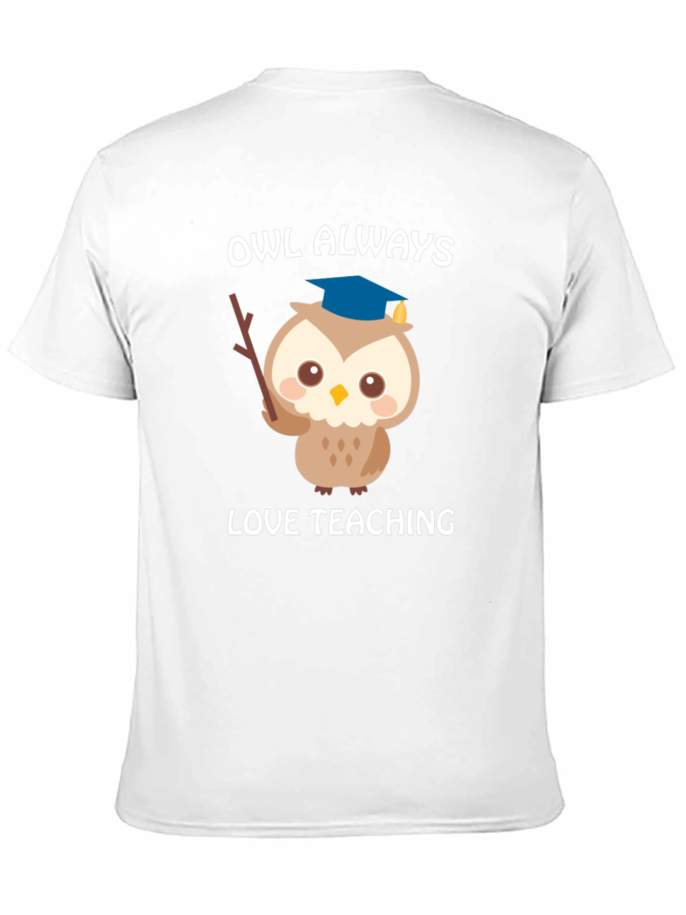 Black Owl Always Love Teaching T-Shirt view 11