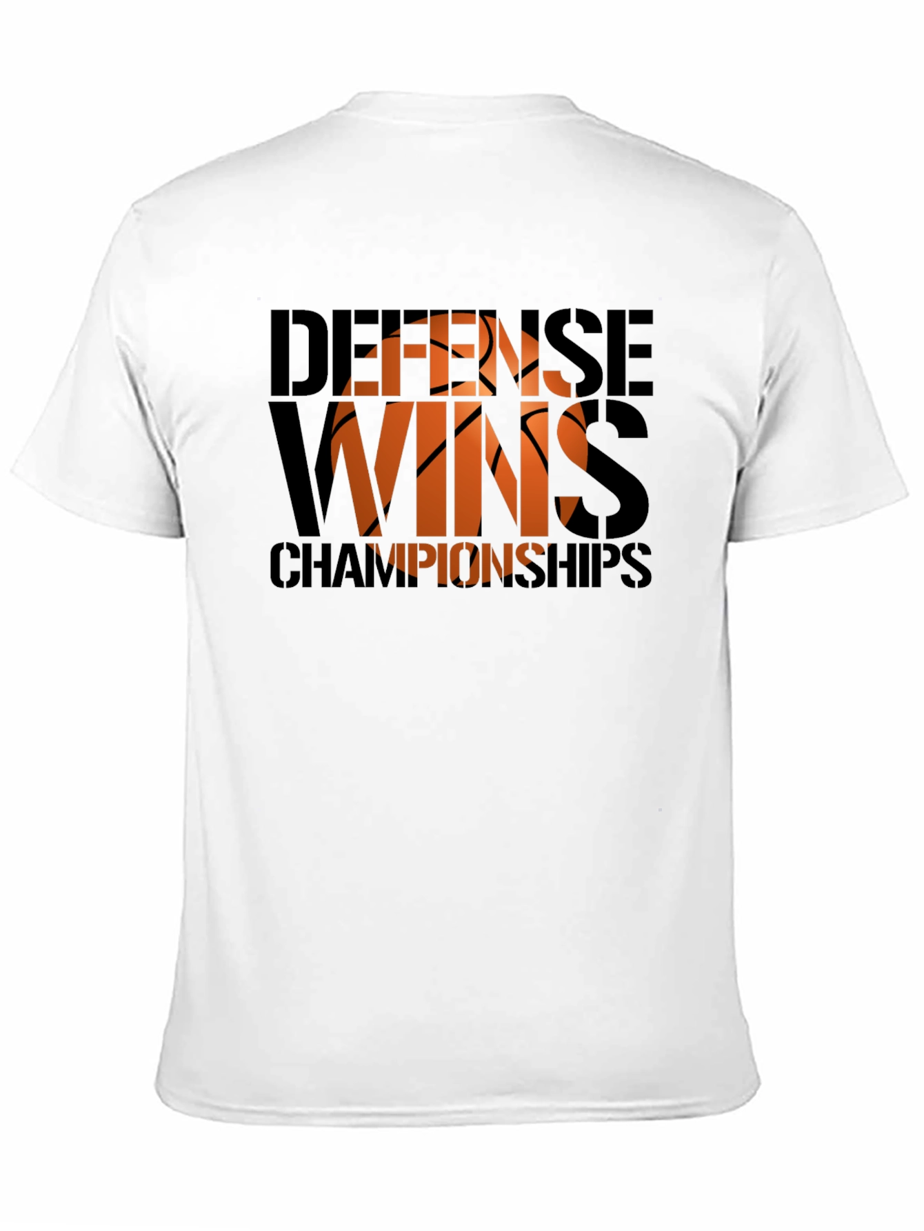 Black Defense Wins Championships Basketball Graphic Tee view 11