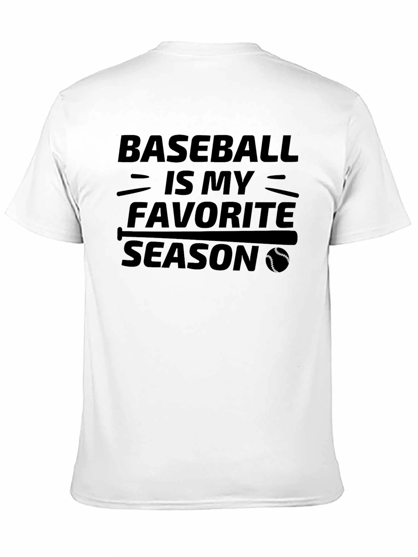Black Baseball is My Favorite Season Black Graphic Tee view 11