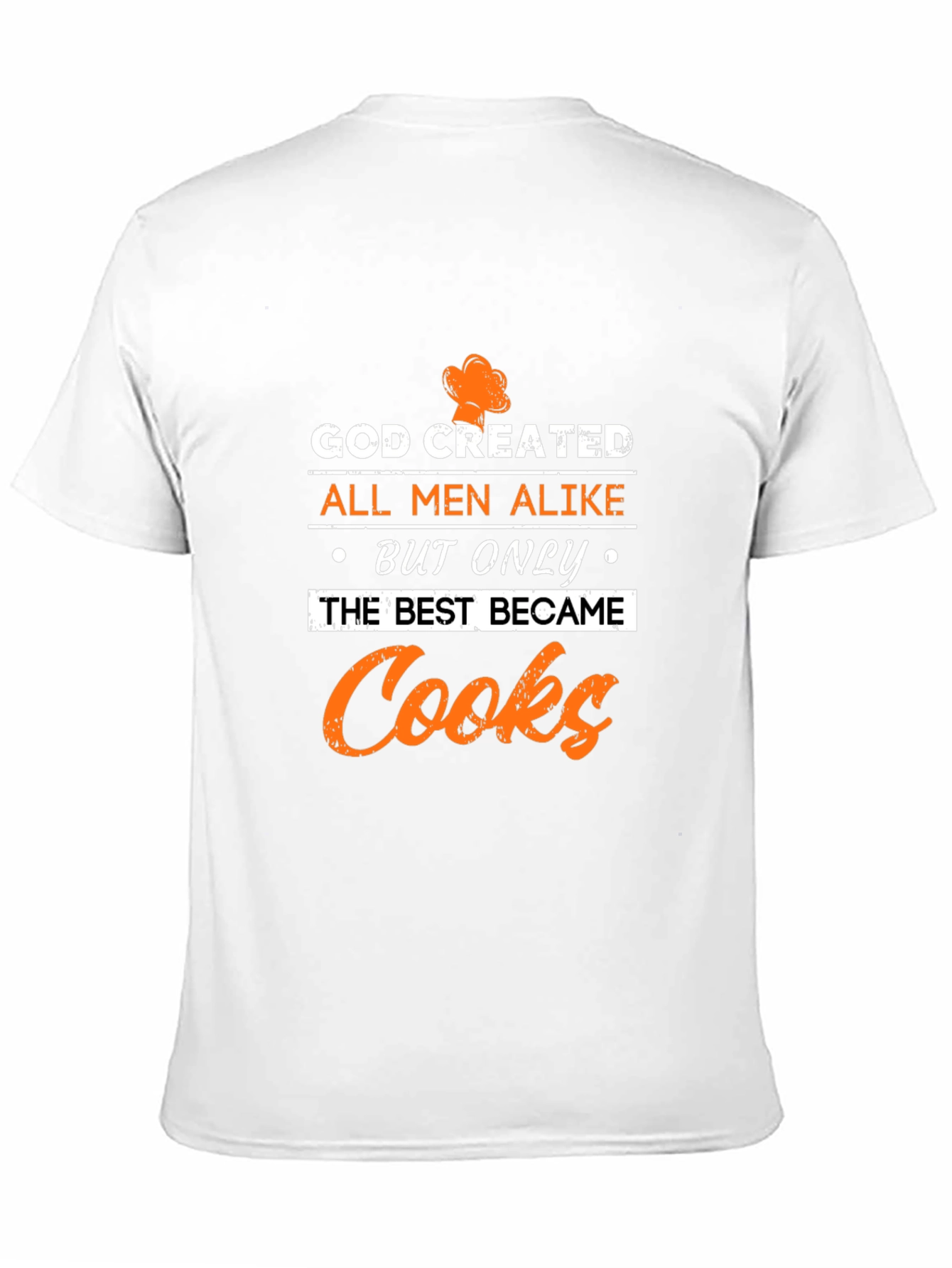 Black God Created Cooks T-Shirt | Funny Chef Apparel view 11