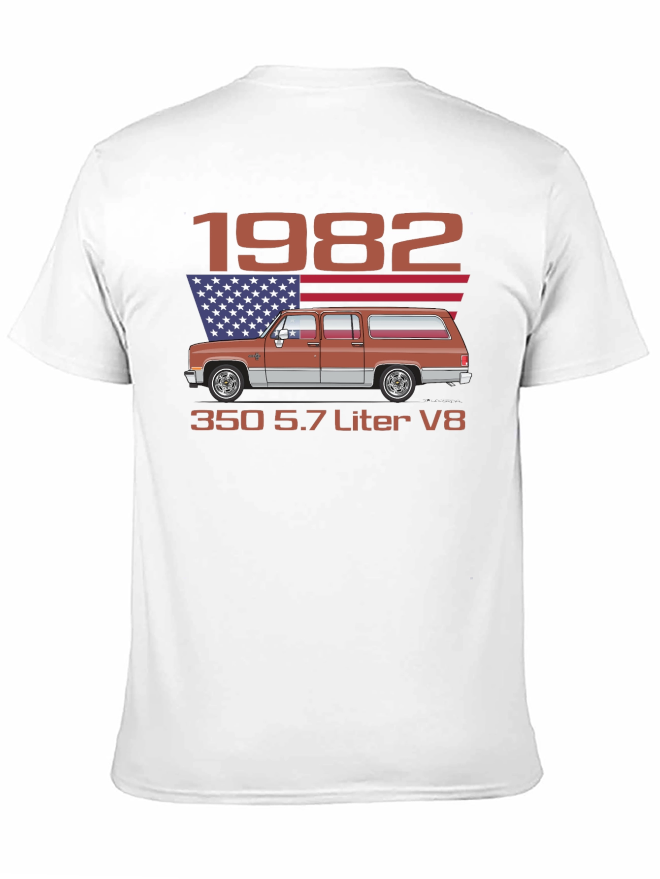 Black 1982 Truck T-Shirt view 11
