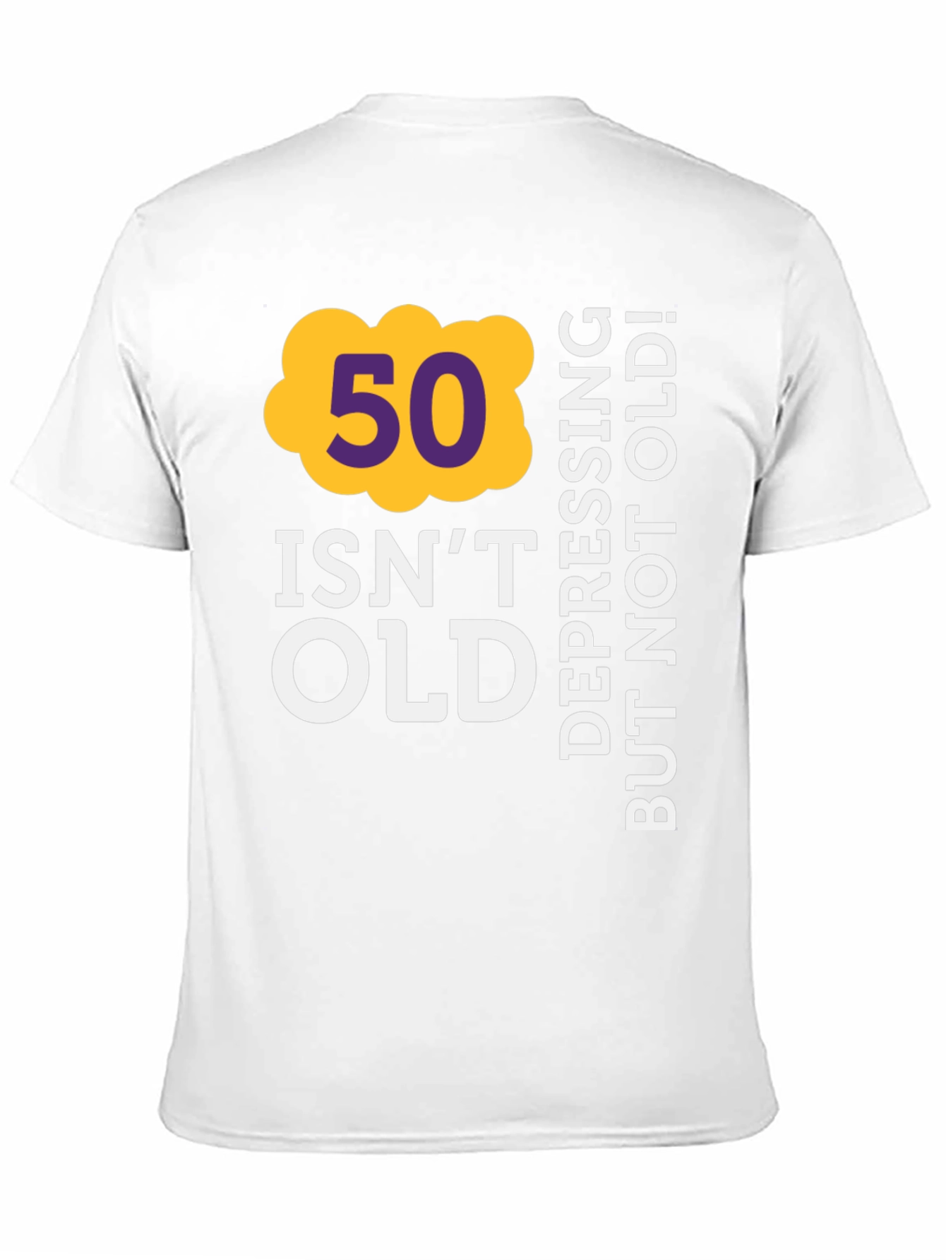 Black Funny 50th Birthday T-Shirt - Not Old! view 11